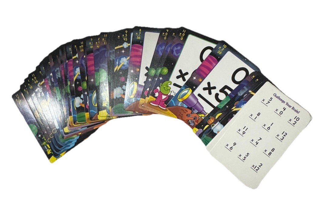 Multiplication Pocket Flash Cards 52 Fact Cards 4 Parent Cards (Home Schooling)