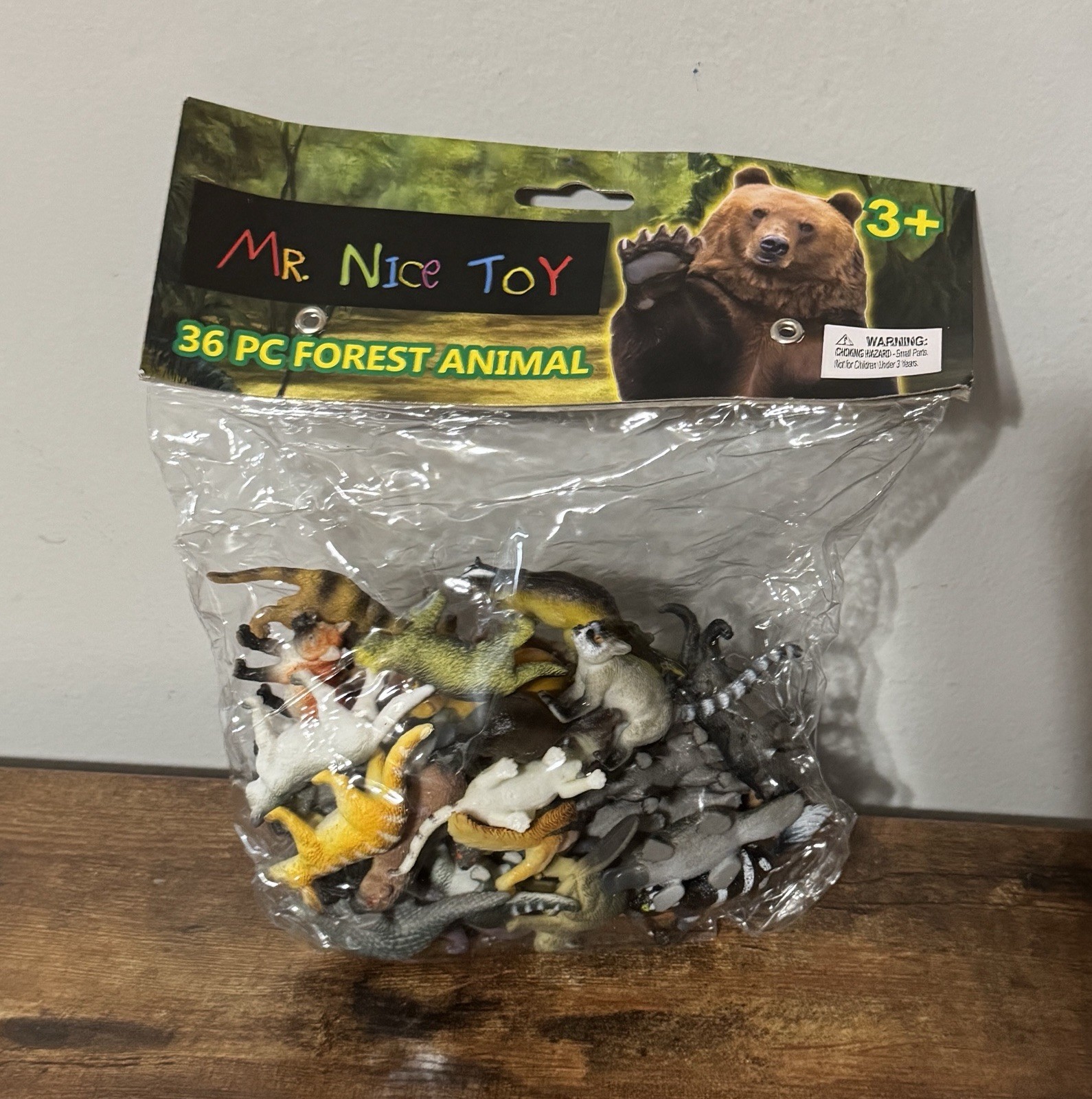 36PCS Small Animal Figures for Kids – Realistic Forest Toys Set,…