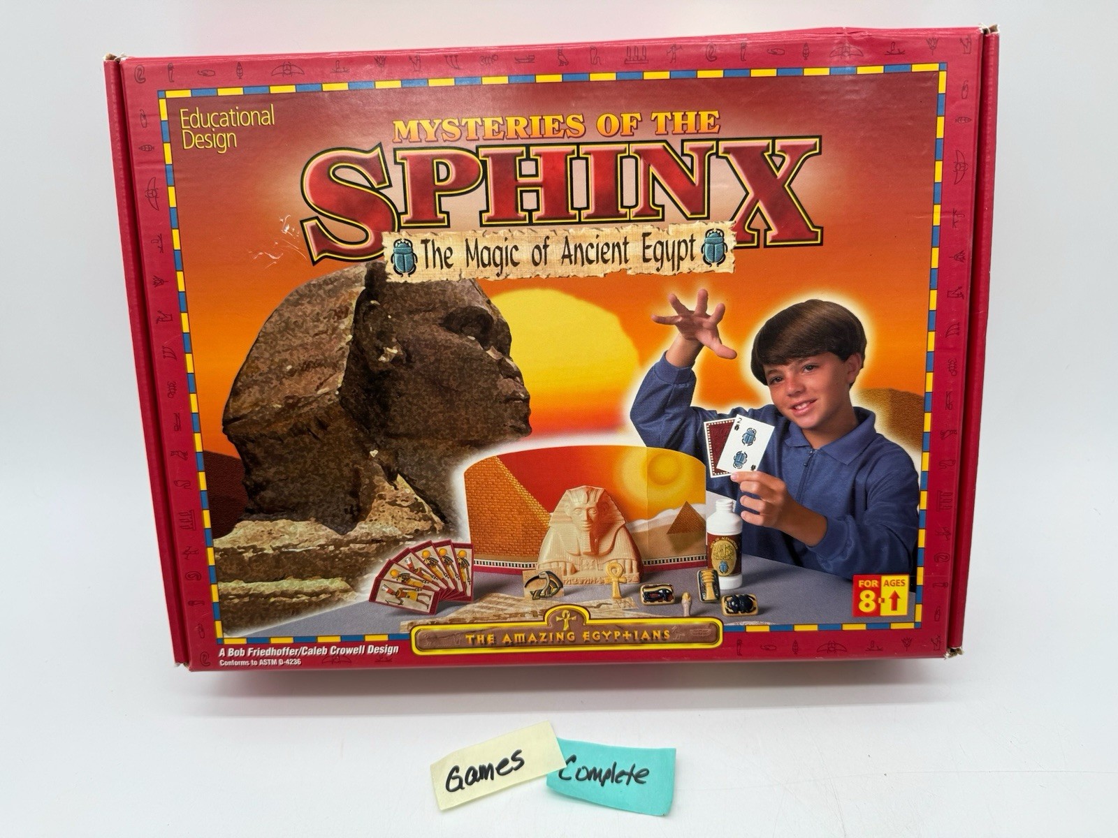 Vintage 1998 MYSTERIES OF THE SPHINX The Magic of Ancient Egypt Educate COMPLETE
