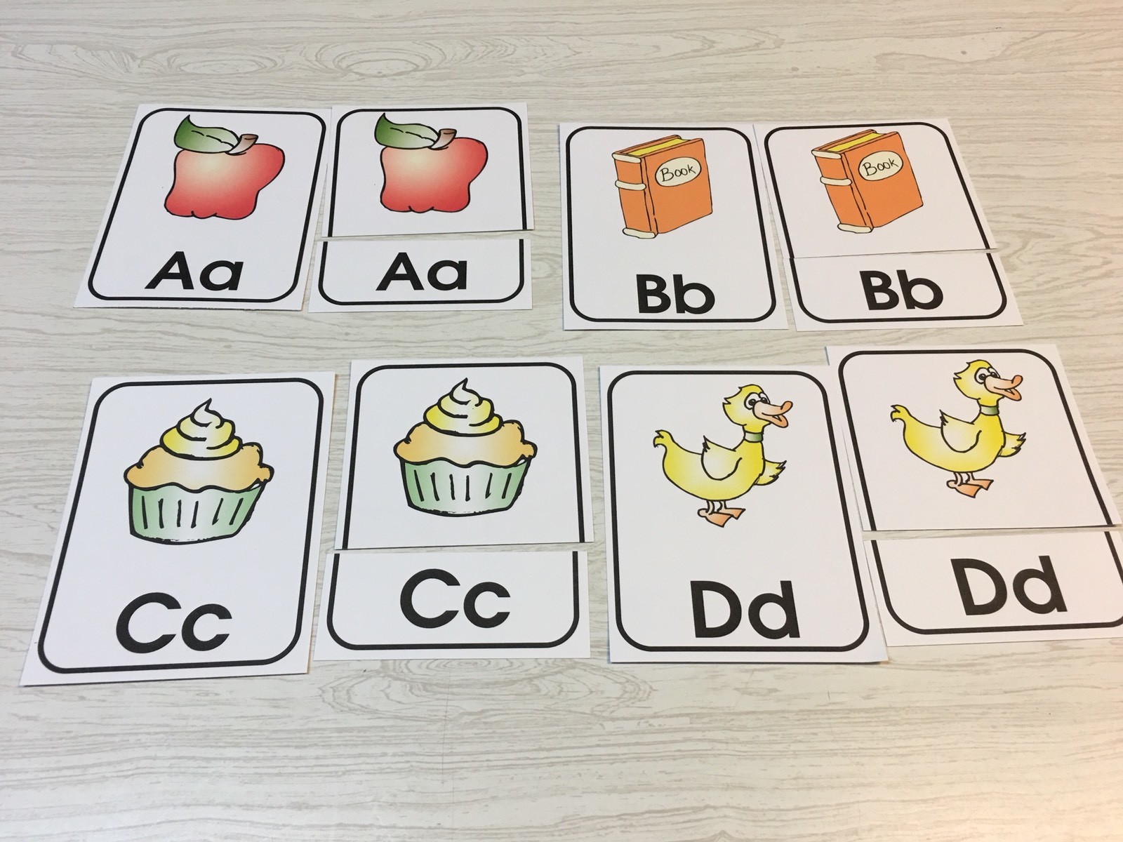 Montessori – Beginning Sound – Cards for Learning Center – Three Part Card set