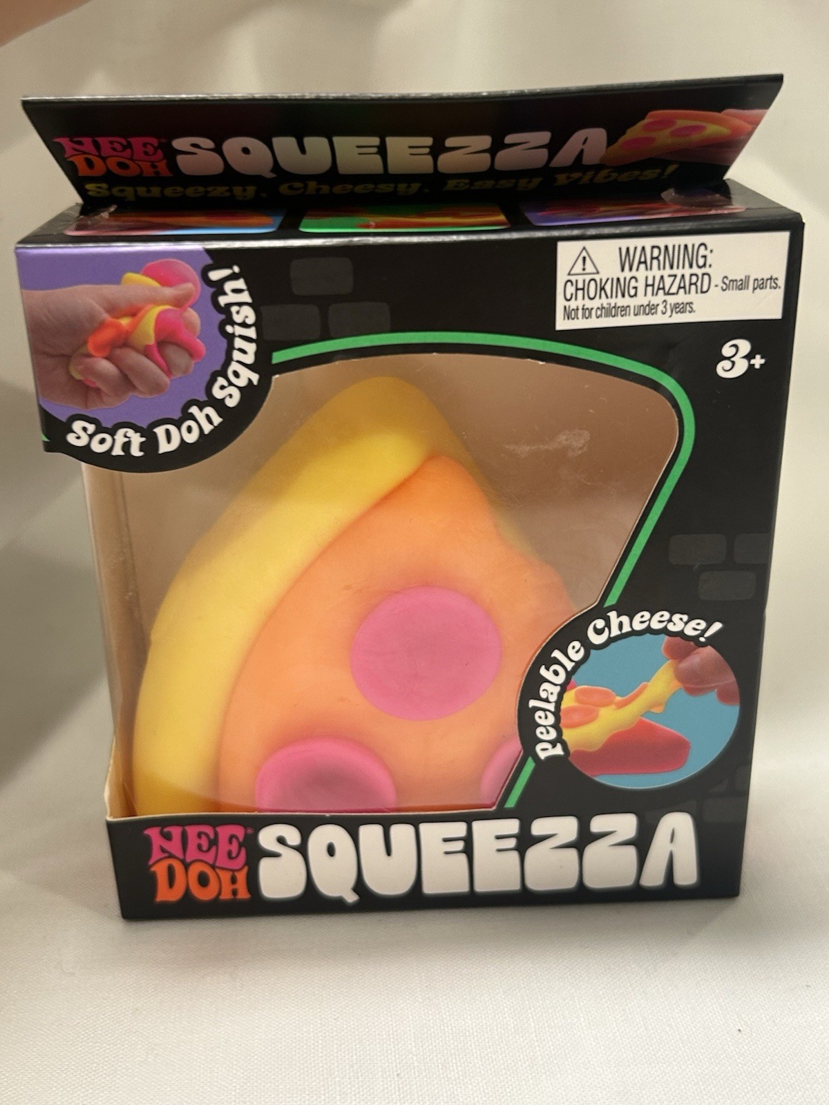 Nee Doh Authentic Squeeza Pizza Slice Peelable Squish