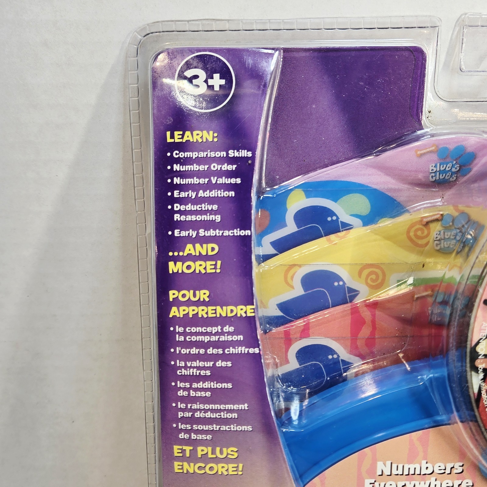 Fisher-Price InteracTV Blues Clues Numbers Everywhere DVD Set C3949 New #D-37