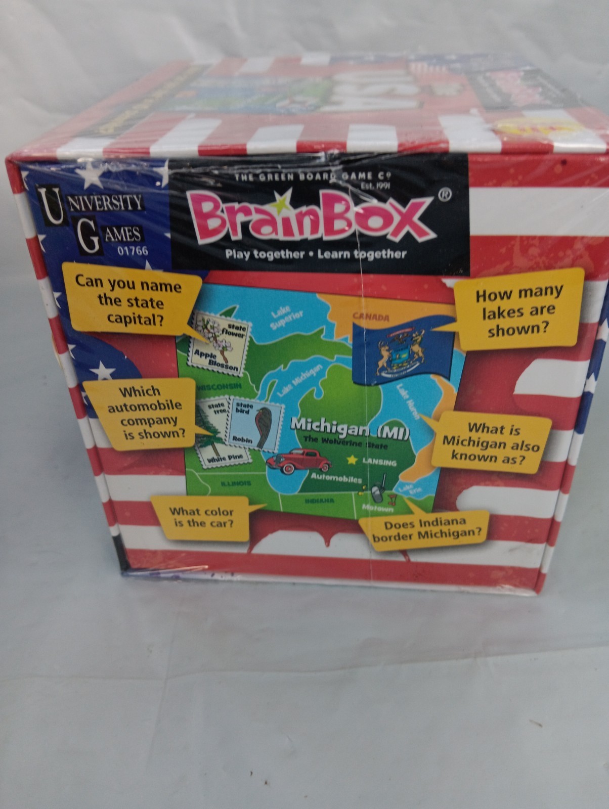 BRAIN BOX The USA 10 Minute Brain Challenge 2012 New Sealed University Games