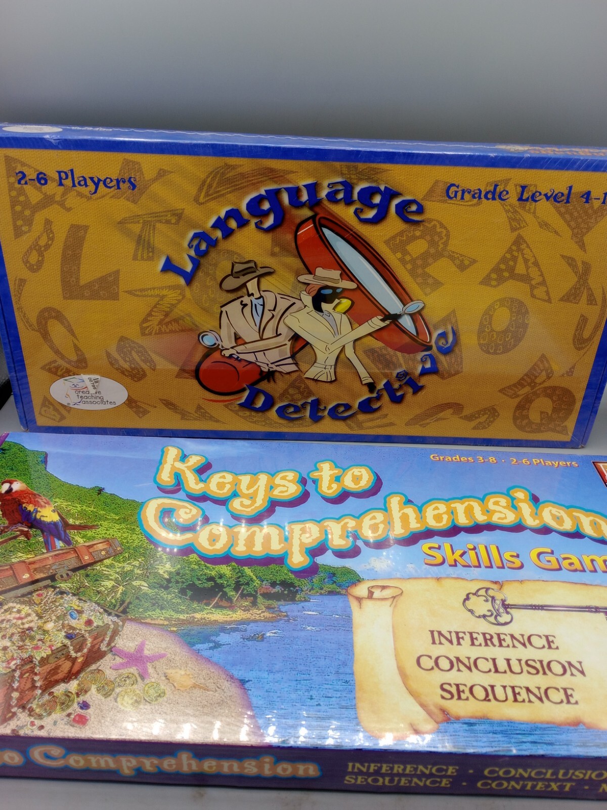 LANGUAGE DETECTIVE: 2-6 PLAYERS: GRADE LEVEL 4-12 & KEYS TO COMPREHENSION Game