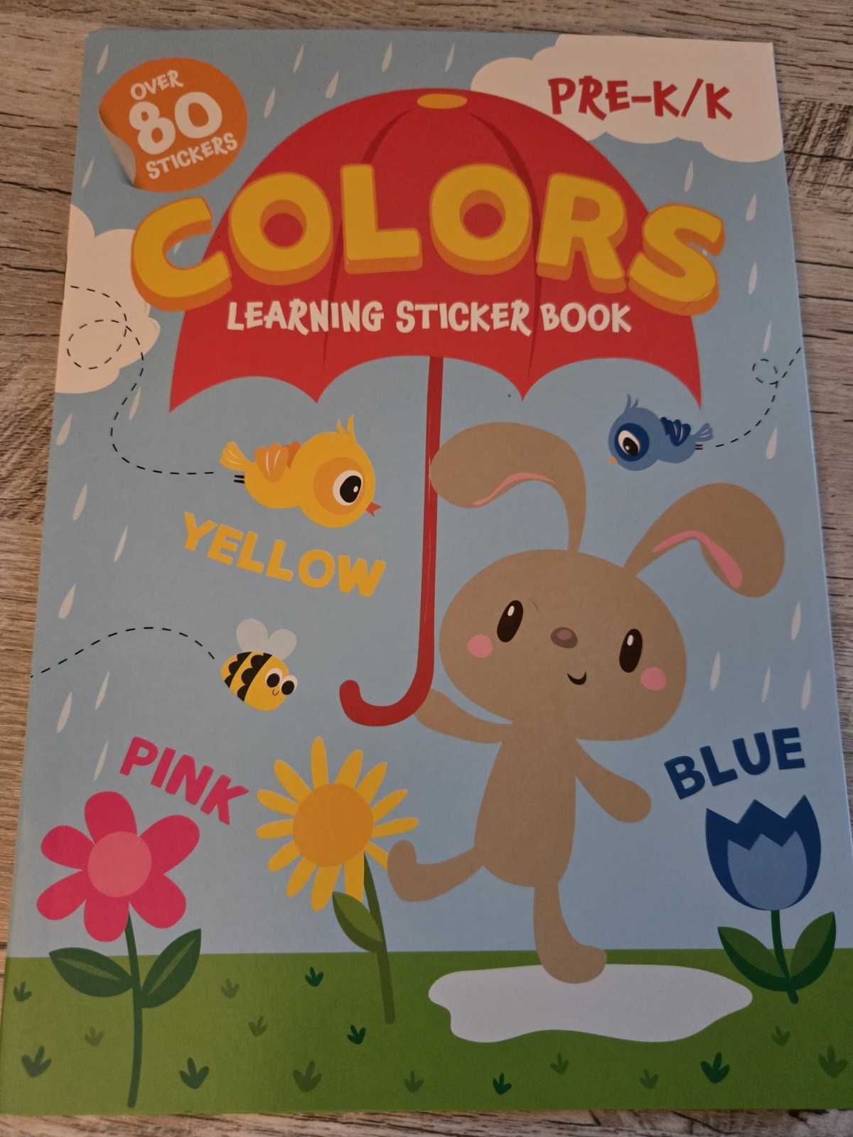 Set Of 4: Pre-K/K Learning Sticker & Activity Books. OVER 80 STICKERS EA