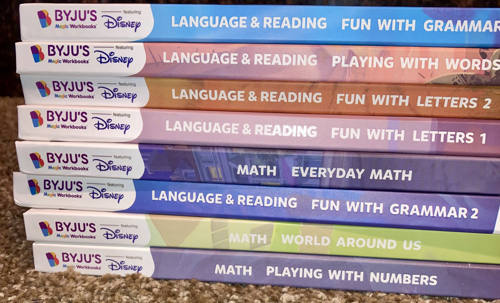 BYJU’S Learning Kits: Disney, 2nd Grade Premium Edition (App + 8 Workbooks)