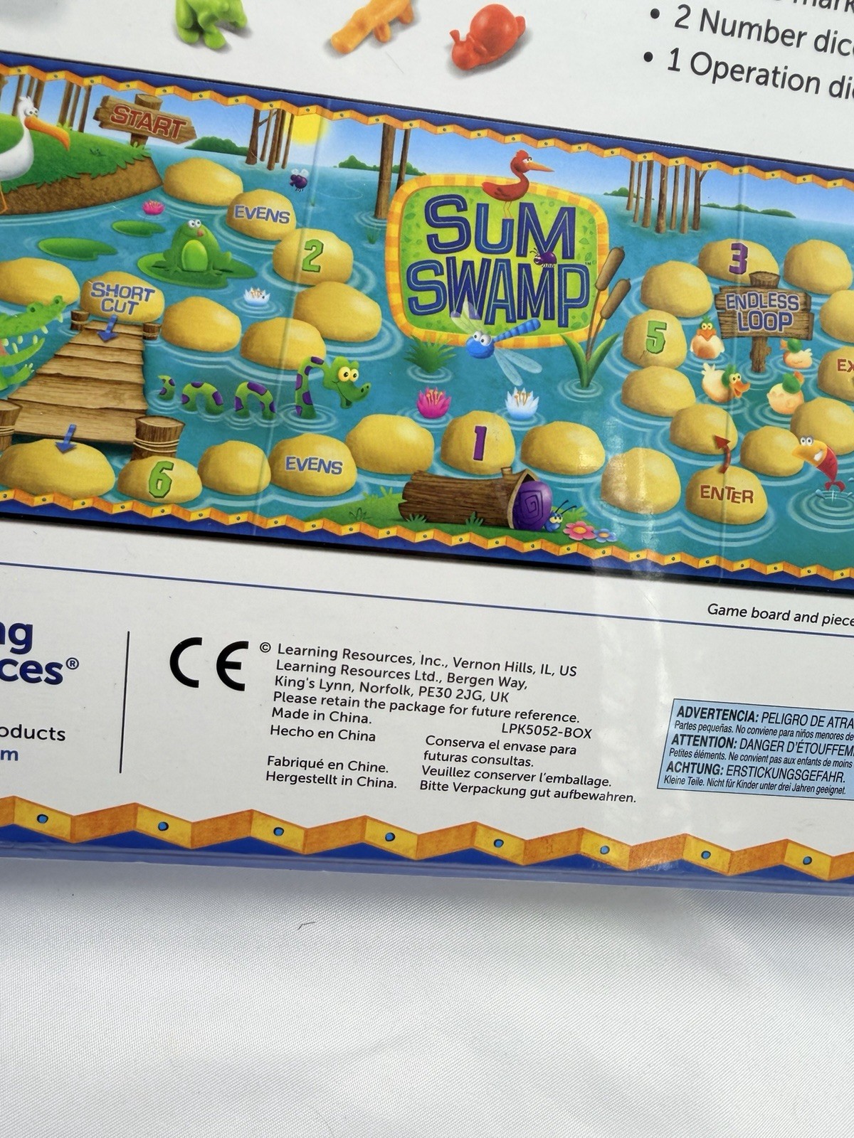 Learning Resources Sum Swamp Addition & Subtraction Game New Ages 5+ LER 5052