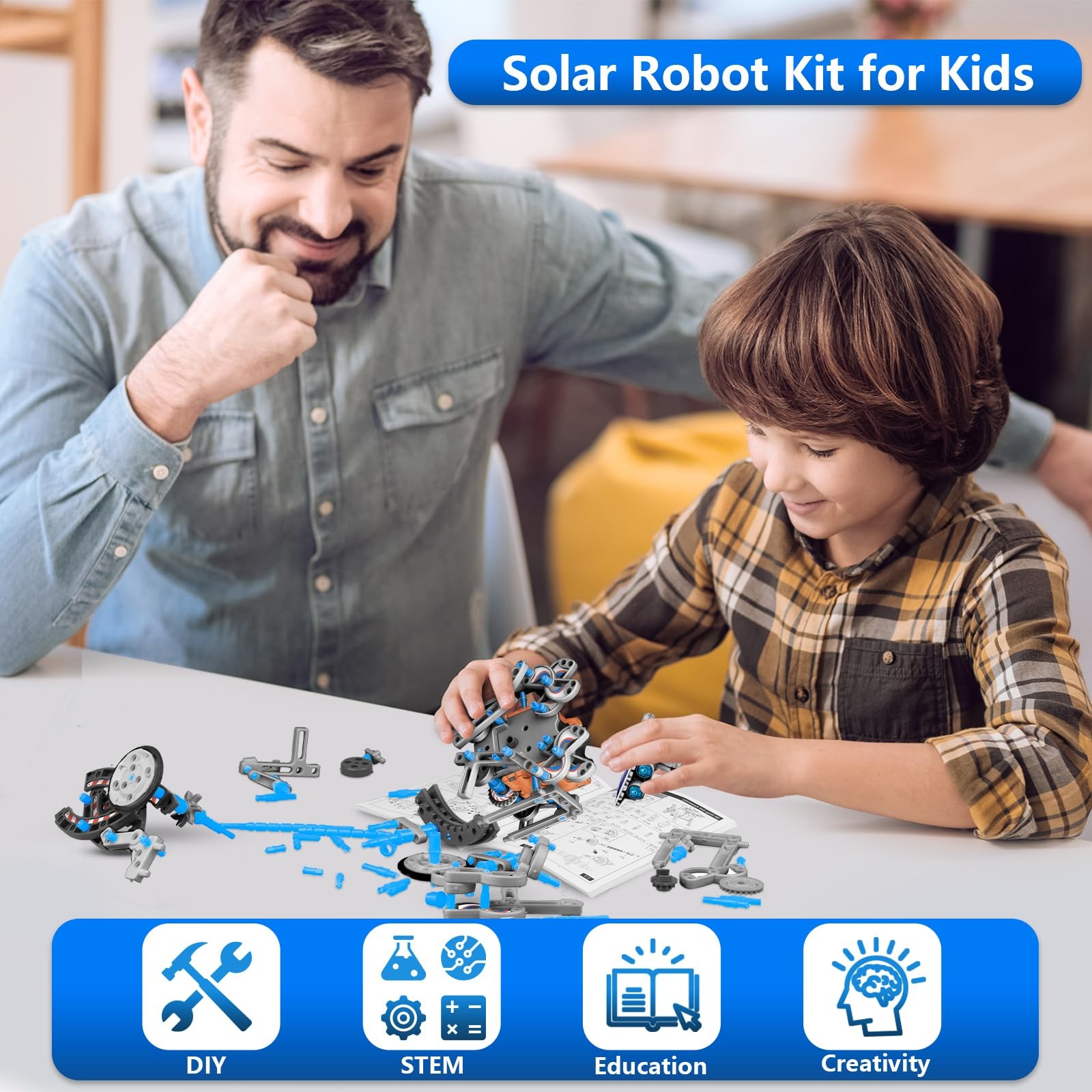 13-in-1 Solar Robot Toys for Ages 8 9 10 11 12 Year Old Boys Girls, STEM Science