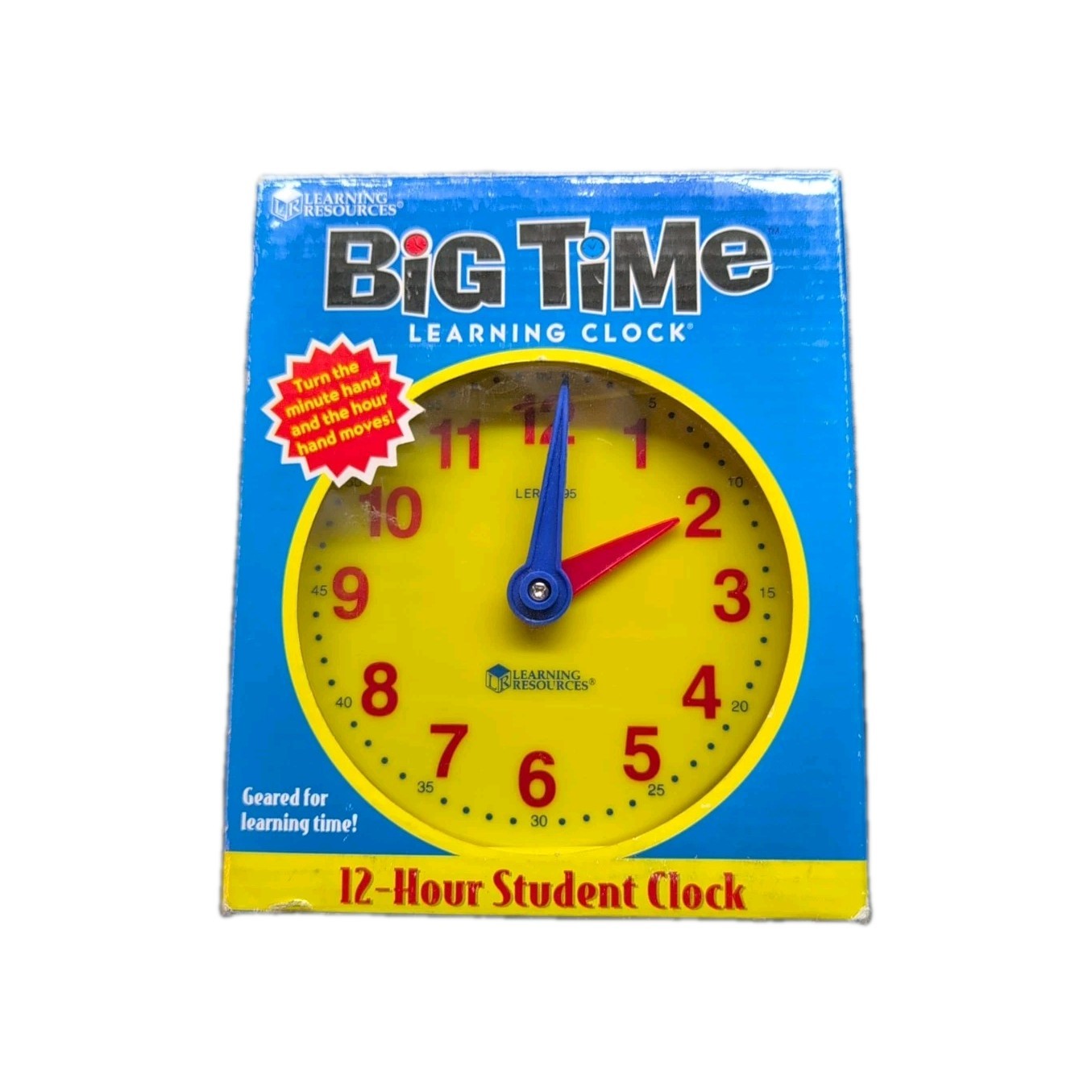 Learning Resources Big Time Student Clock, Teaching & Demonstration Clock, 12