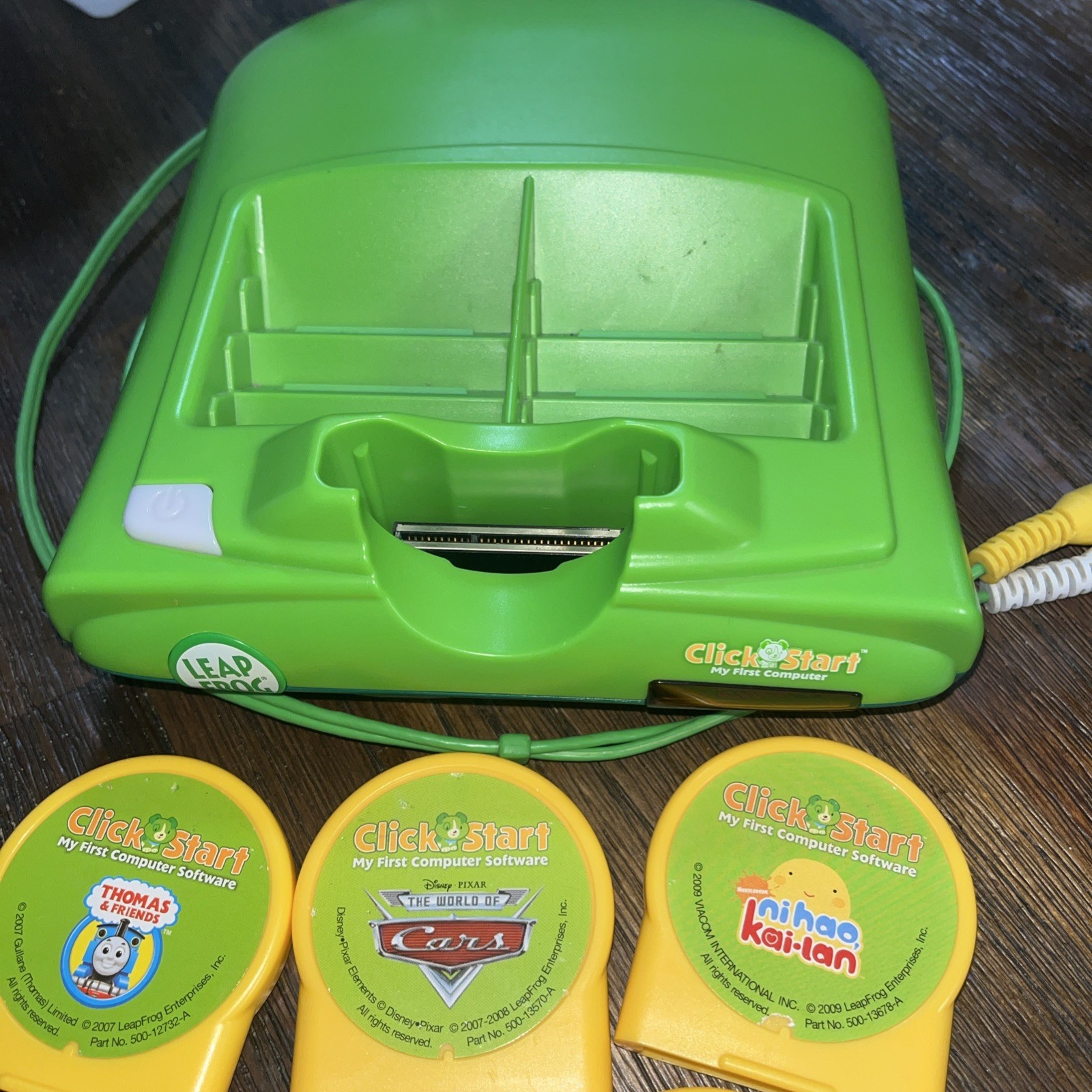 Leap Frog Click Start My First Computer Green – Console & 6 Click Starts