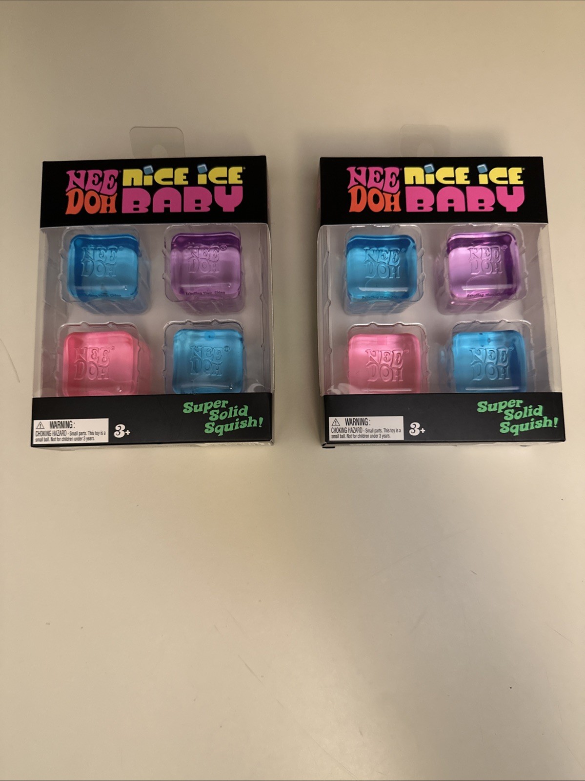 SET OF 2 – Schylling NeeDoh Nice Ice Baby 4 Pack | Authentic
