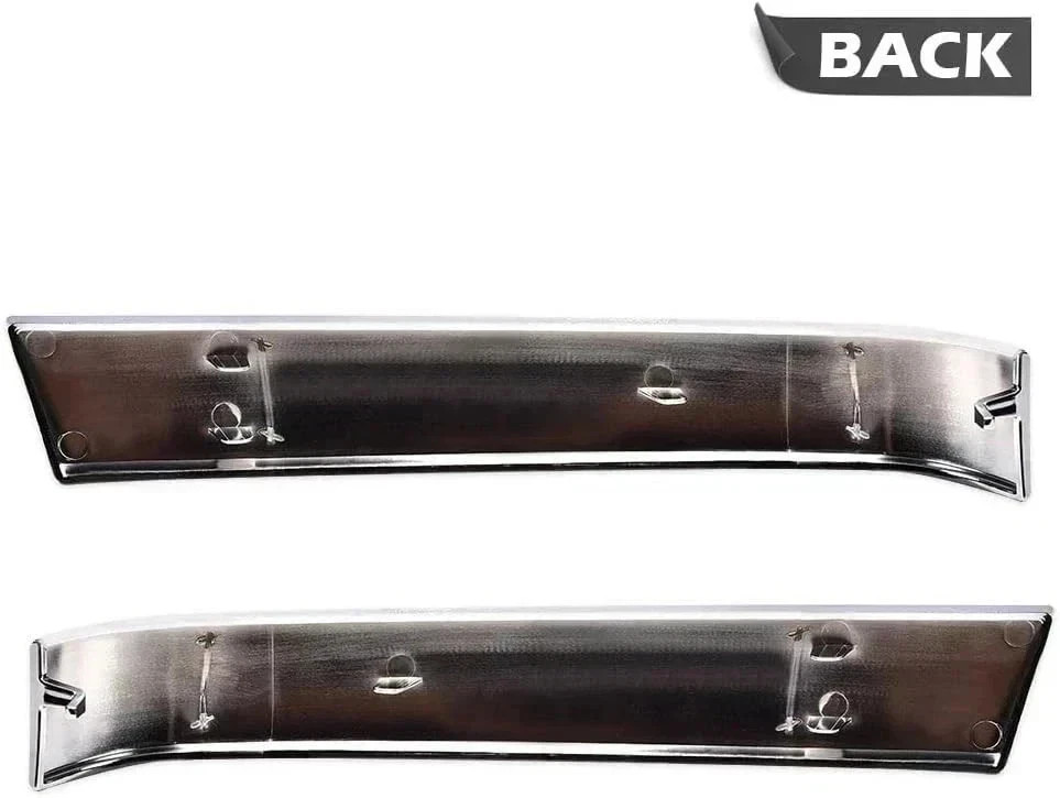 03-07 Chevy Silverado 1500 2500 3500 Grille Trim Set Left Right Pair White