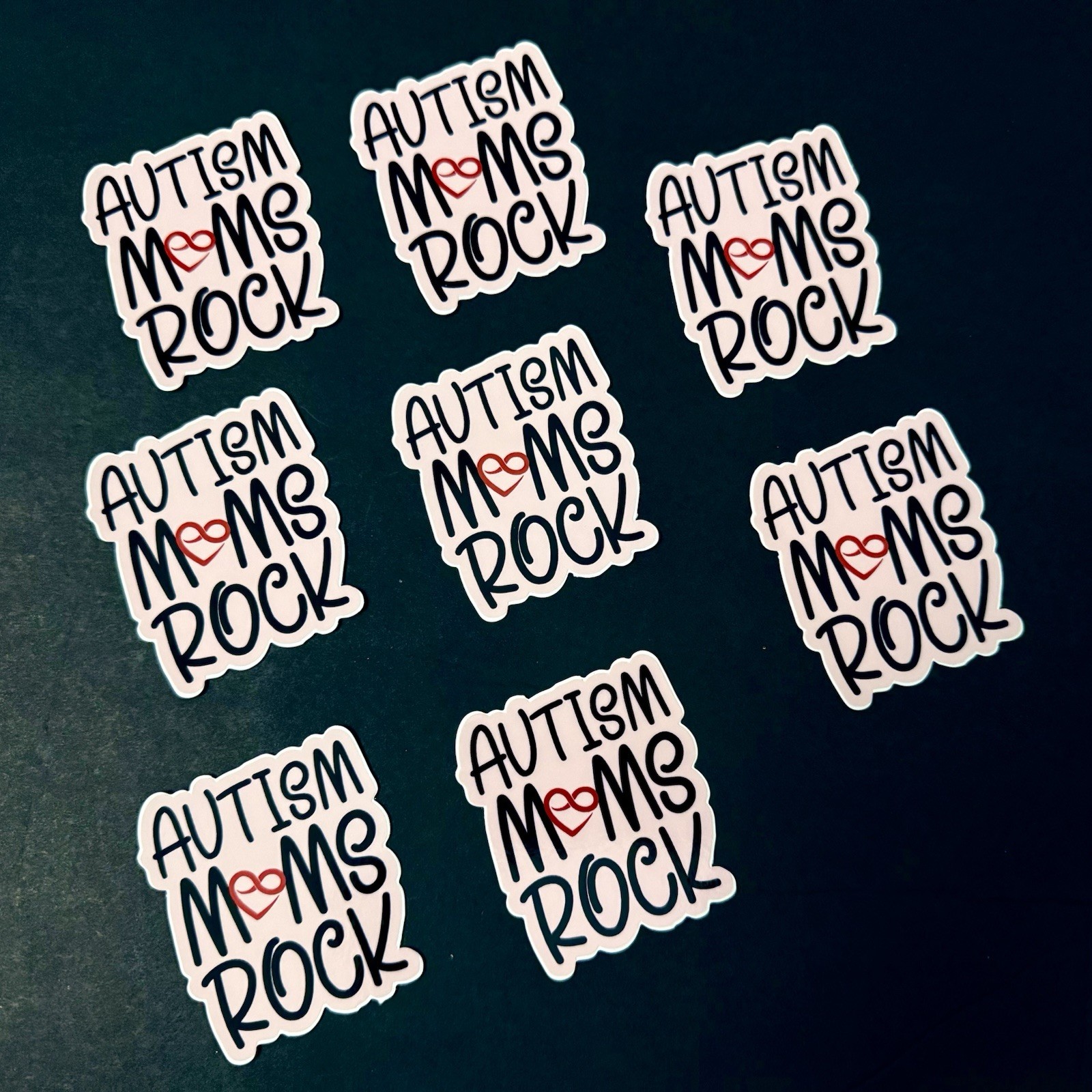 Autism Moms Rock Advocate Stickers Lot Special Needs/SpEd/Teacher
