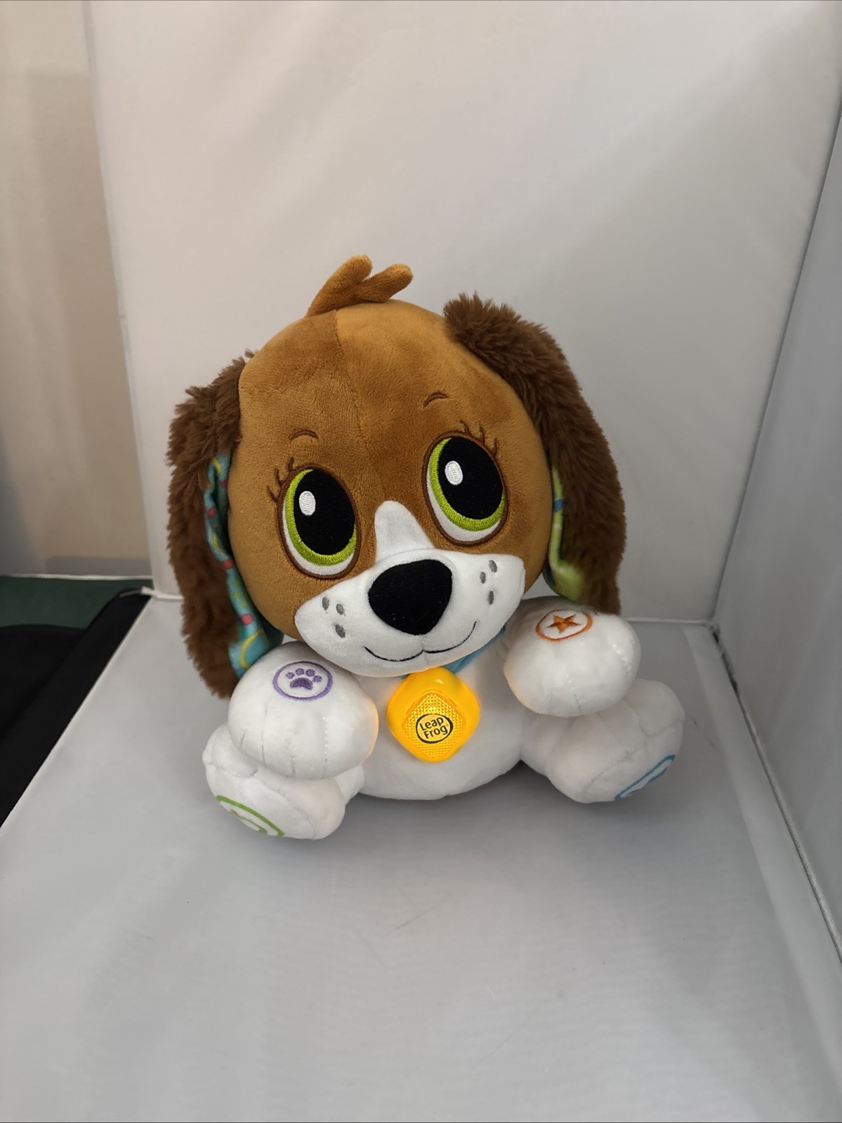 Leap Frog Speak & Learn Puppy W/ Interactive Talk Back And Motion Feature WORKS