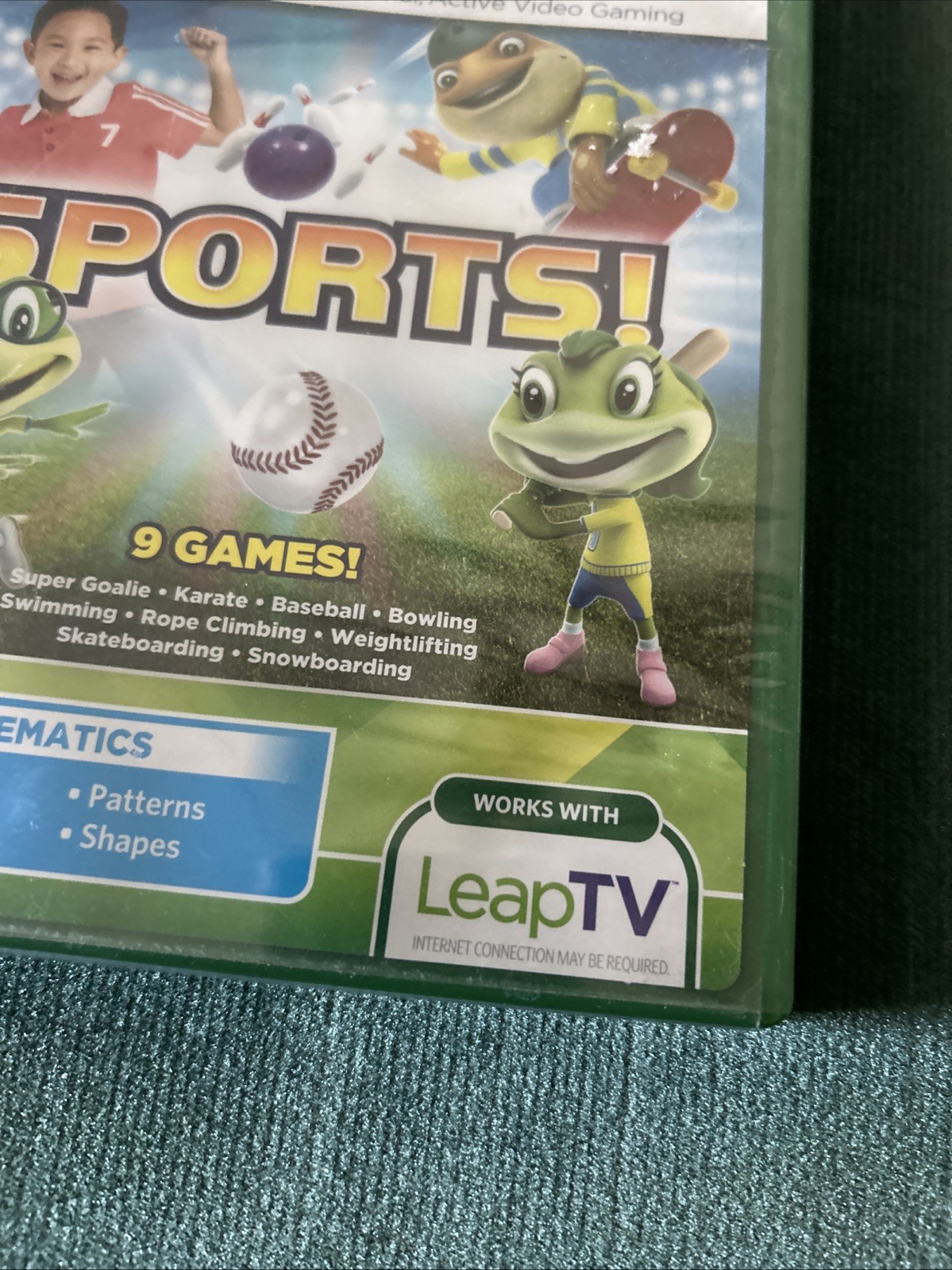 Leap Frog Leap TV Sports Educational Active Video Game Mathematics 4-7 Years