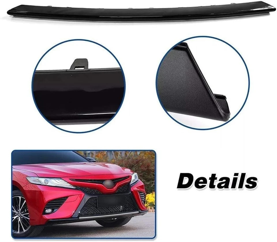 Front Bumper Lower Grille Trim Molding Fit for Toyota Camry SE XSE 2018 2019 202