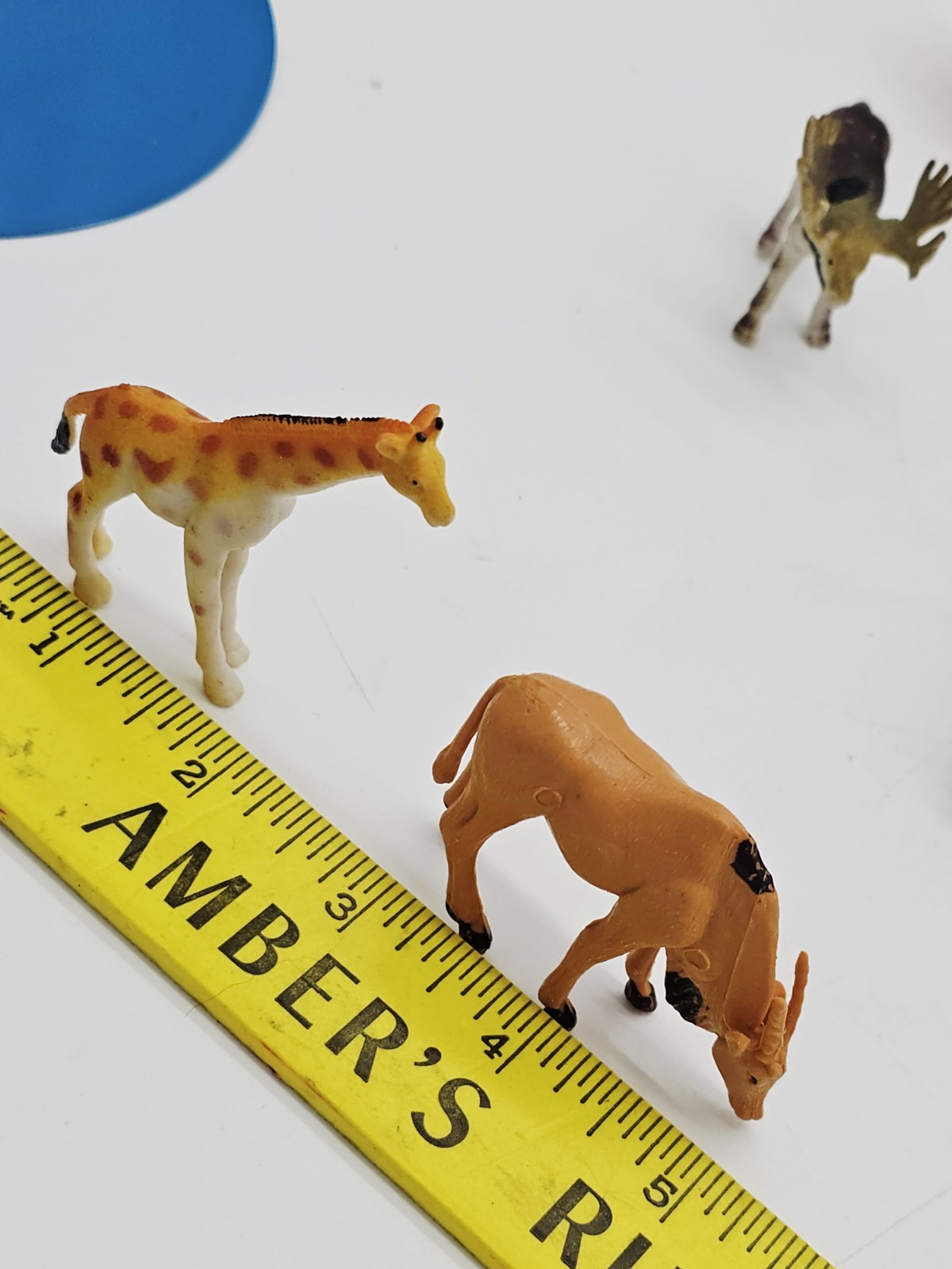 Large Lot of 36 Small 2″ Jungle Wild Farm Animals Plastic Toy Figures Pretend