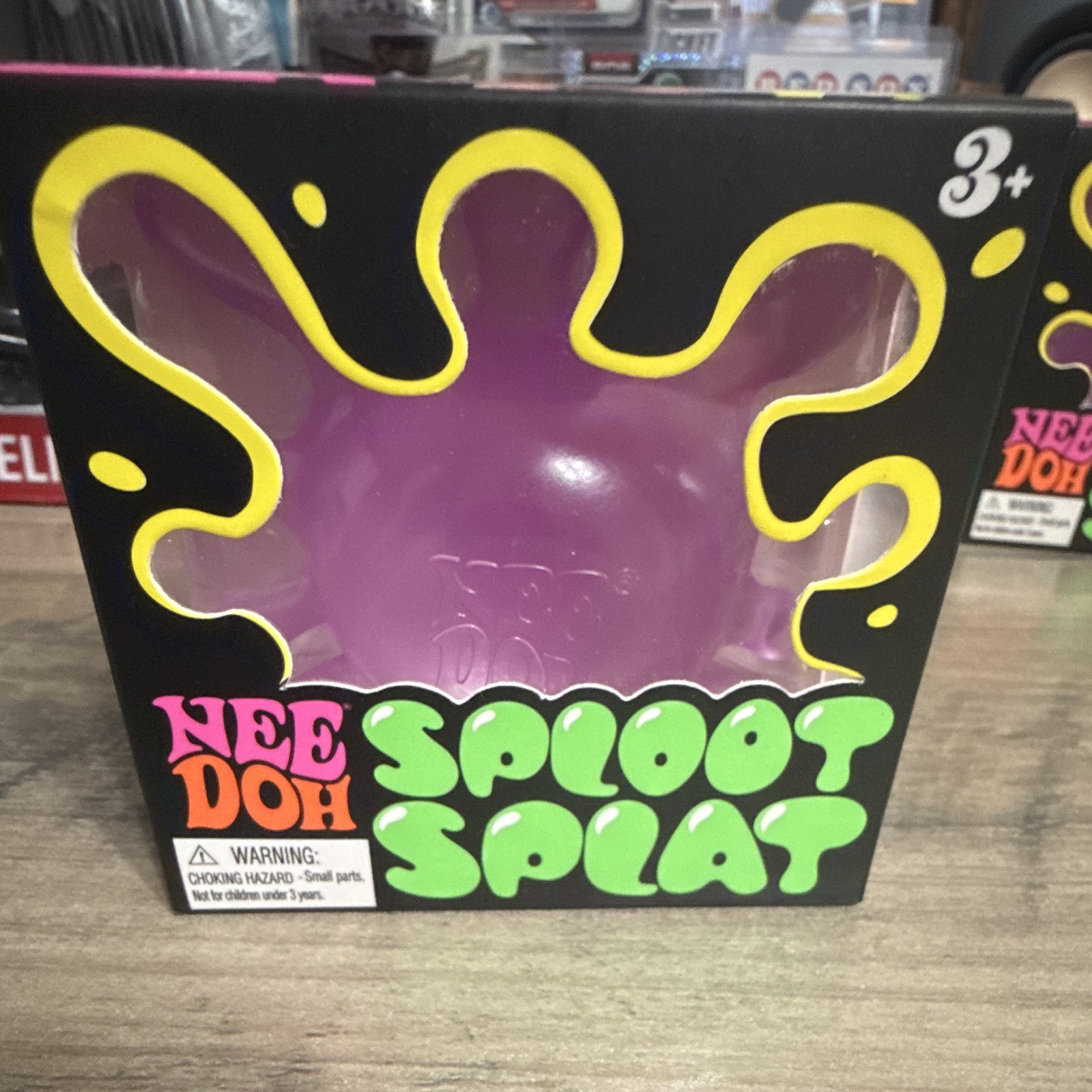 Nee Doh Sploot Splat Tactile Squish Squeeze Toy, Purple, Ages 3-7