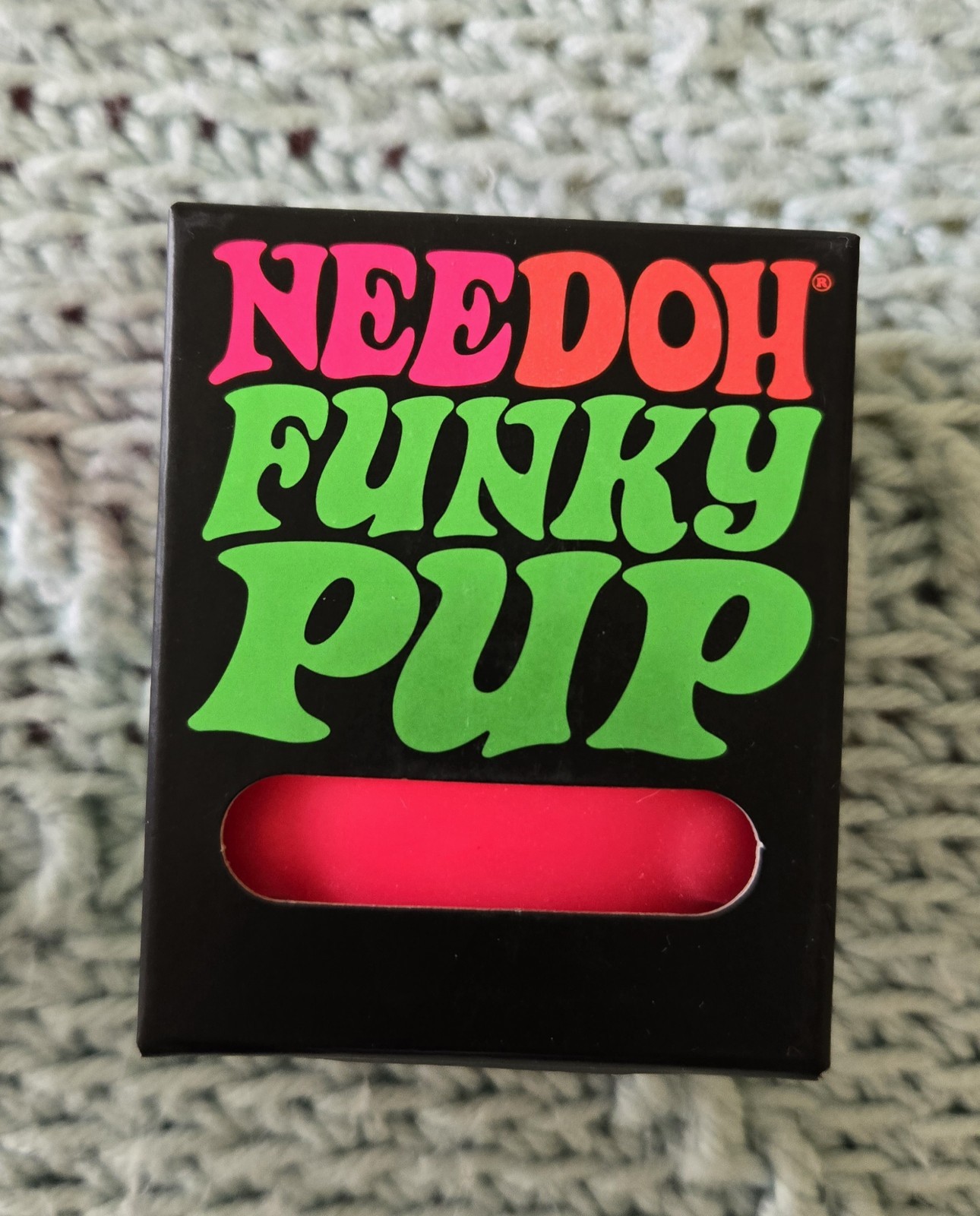 NEEDOH Funky Pup DOG Nee Doh Stress Ball SQUISHY Fidget PINK New Authentic