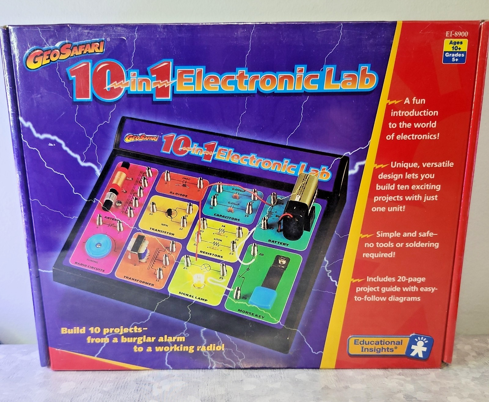 GeoSafari 10 in 1 Electronic Lab Educational Game (SEALED NIB)