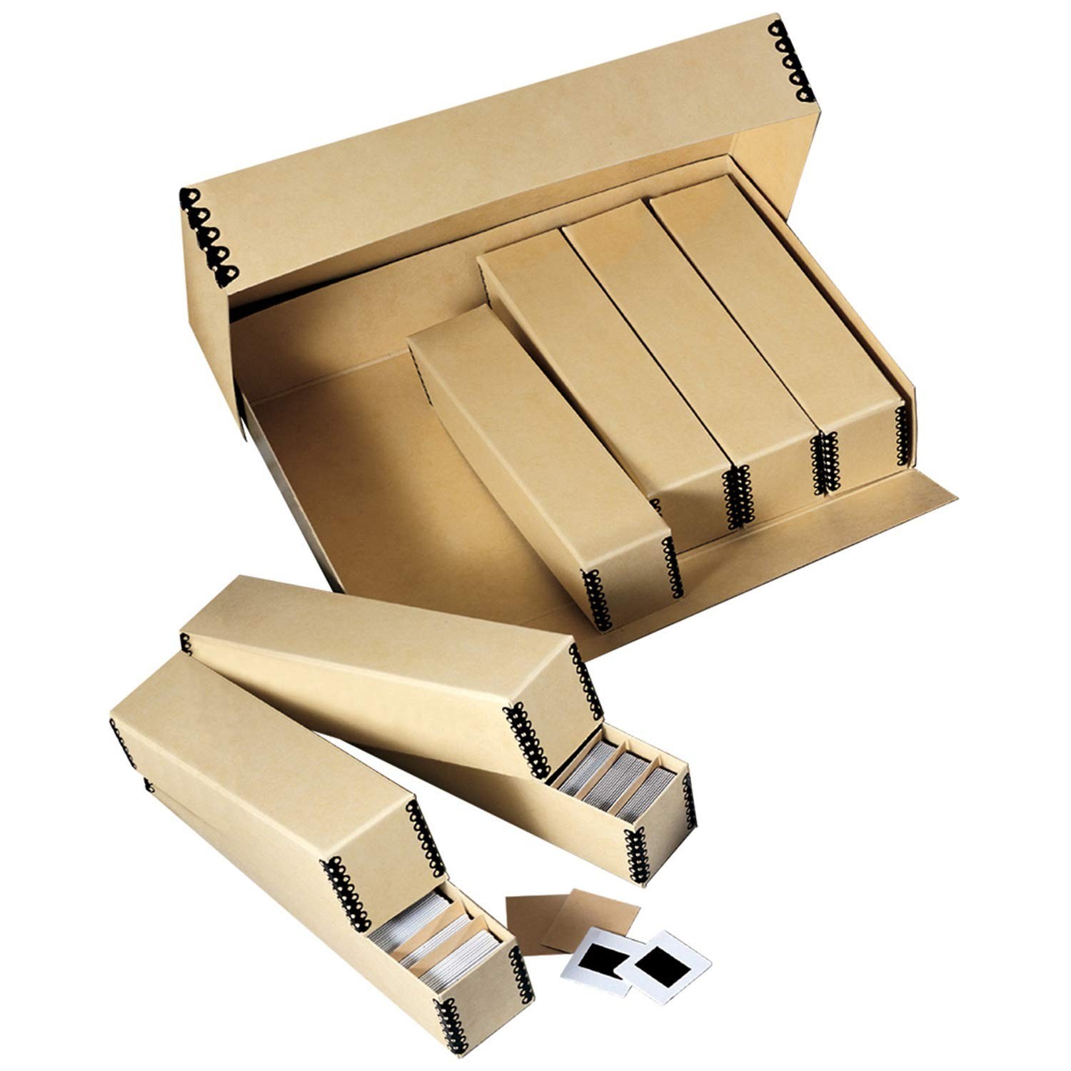 Lineco, Archival Slide Storage Box 15.5″ x 11.5″ x 3″, Holds Up to 840 Films,…