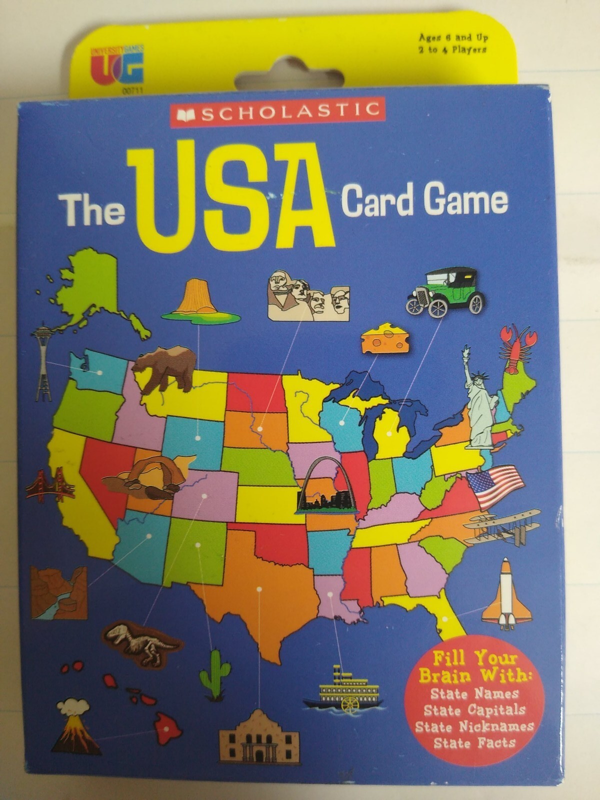 New – University Games Scholastic – The USA Game – Ages 6+ | 2-4 players