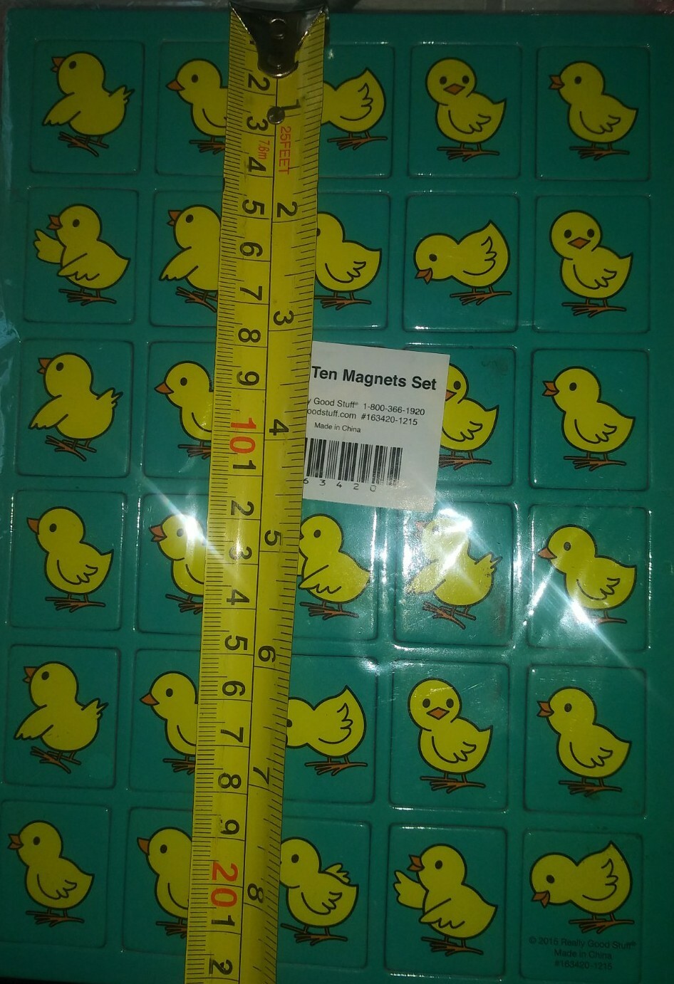 New Really Good Stuff making ten 10 magnets School Early Learning Chicks Craft