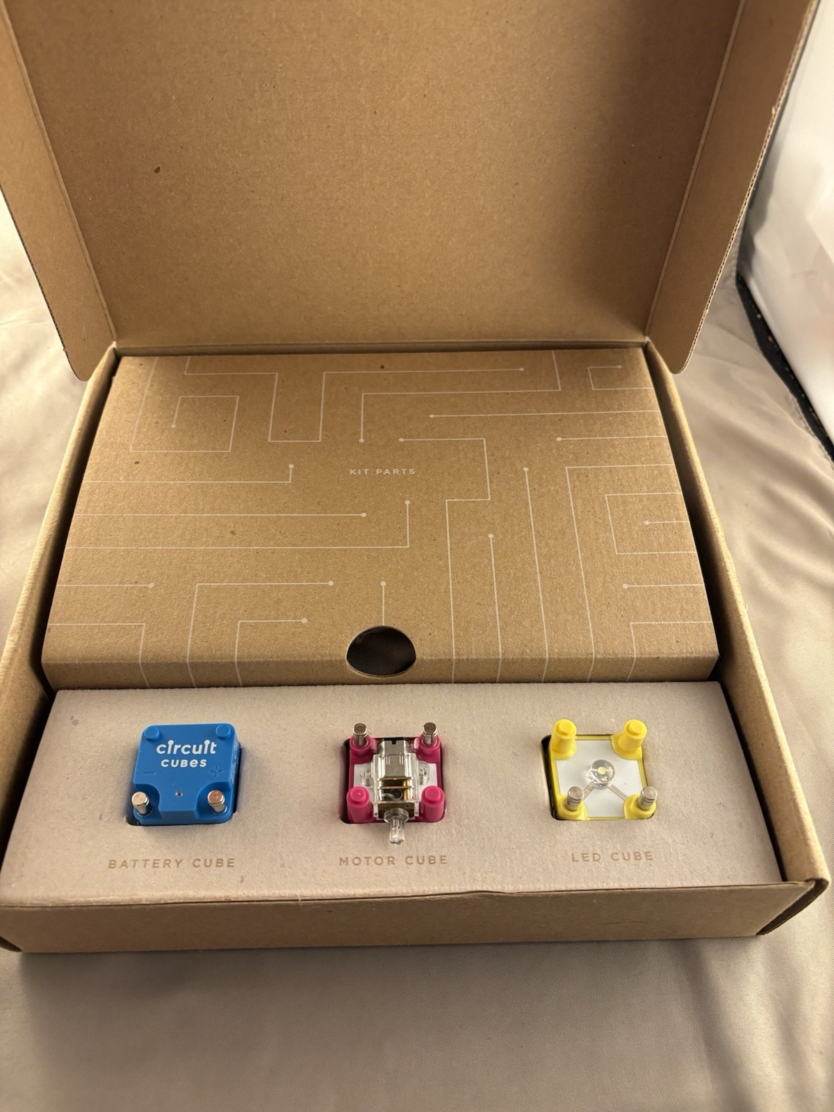 Circuit Cubes Combo Lot : Motor, LED + Misc Accessories As Shown