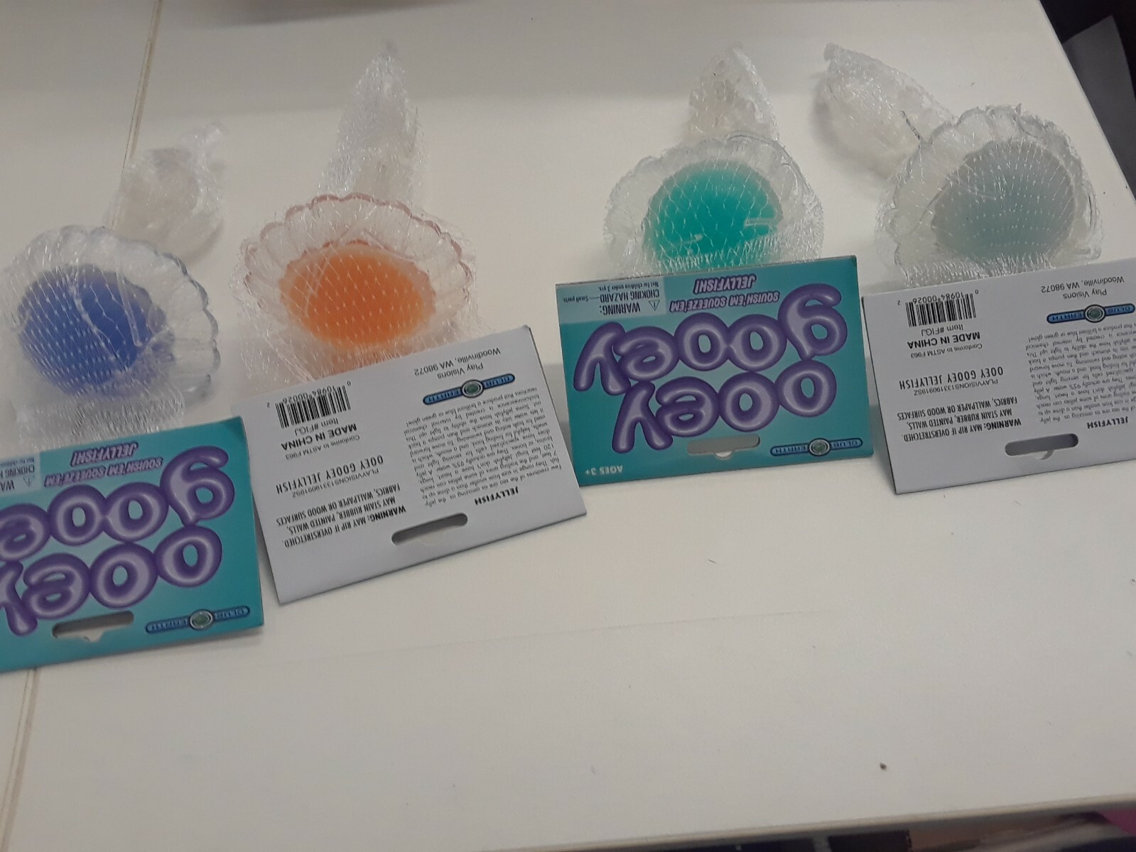 Ooey Gooey Octopus Frog Starfish Jellyfish Squishy Toys Fun Sensory Tactile ASD