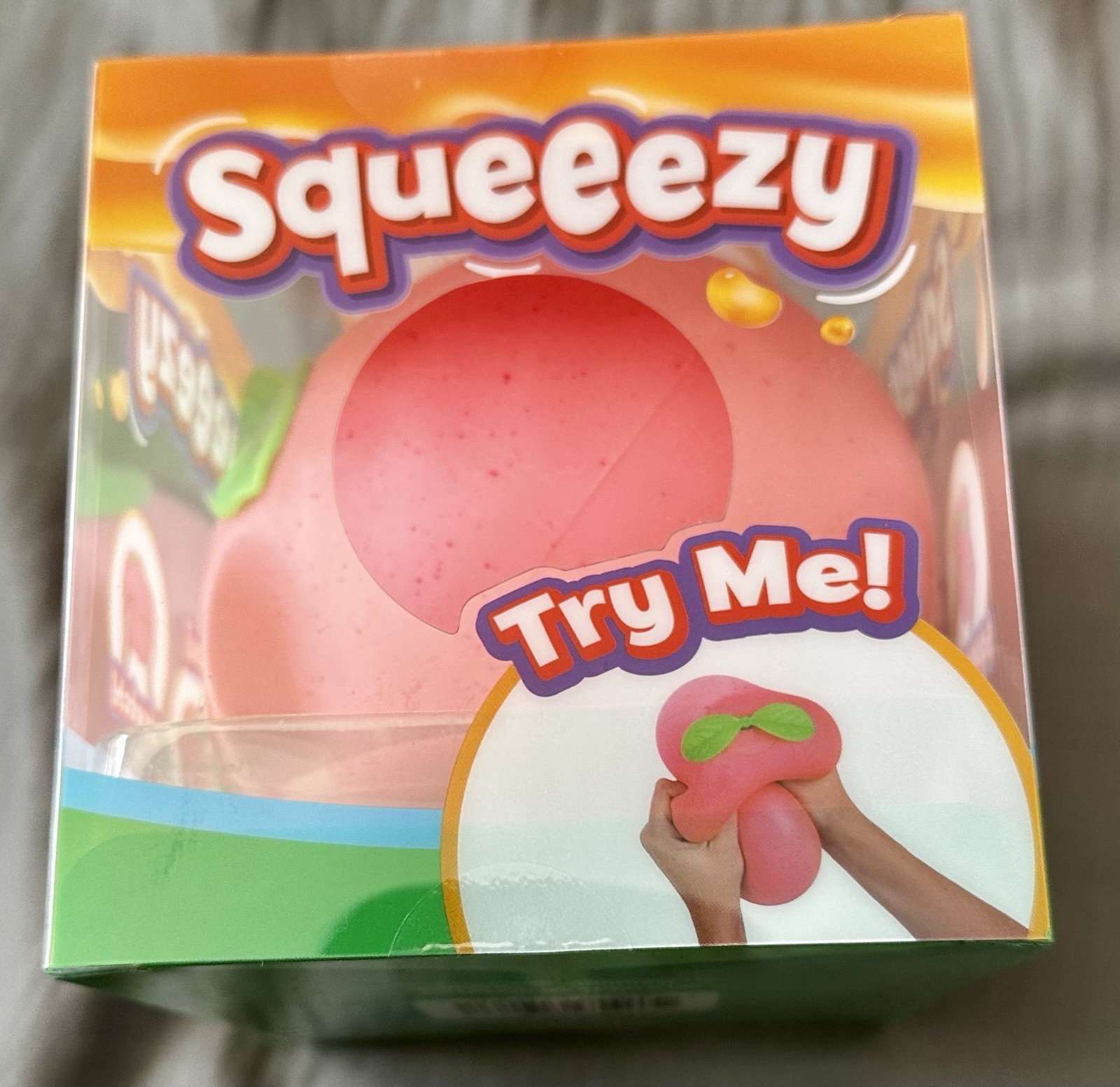 Sunny Days Jumbo Squeeezy Peach Squishy Toy 🍑 Stress Relief SHIPS FAST NEW