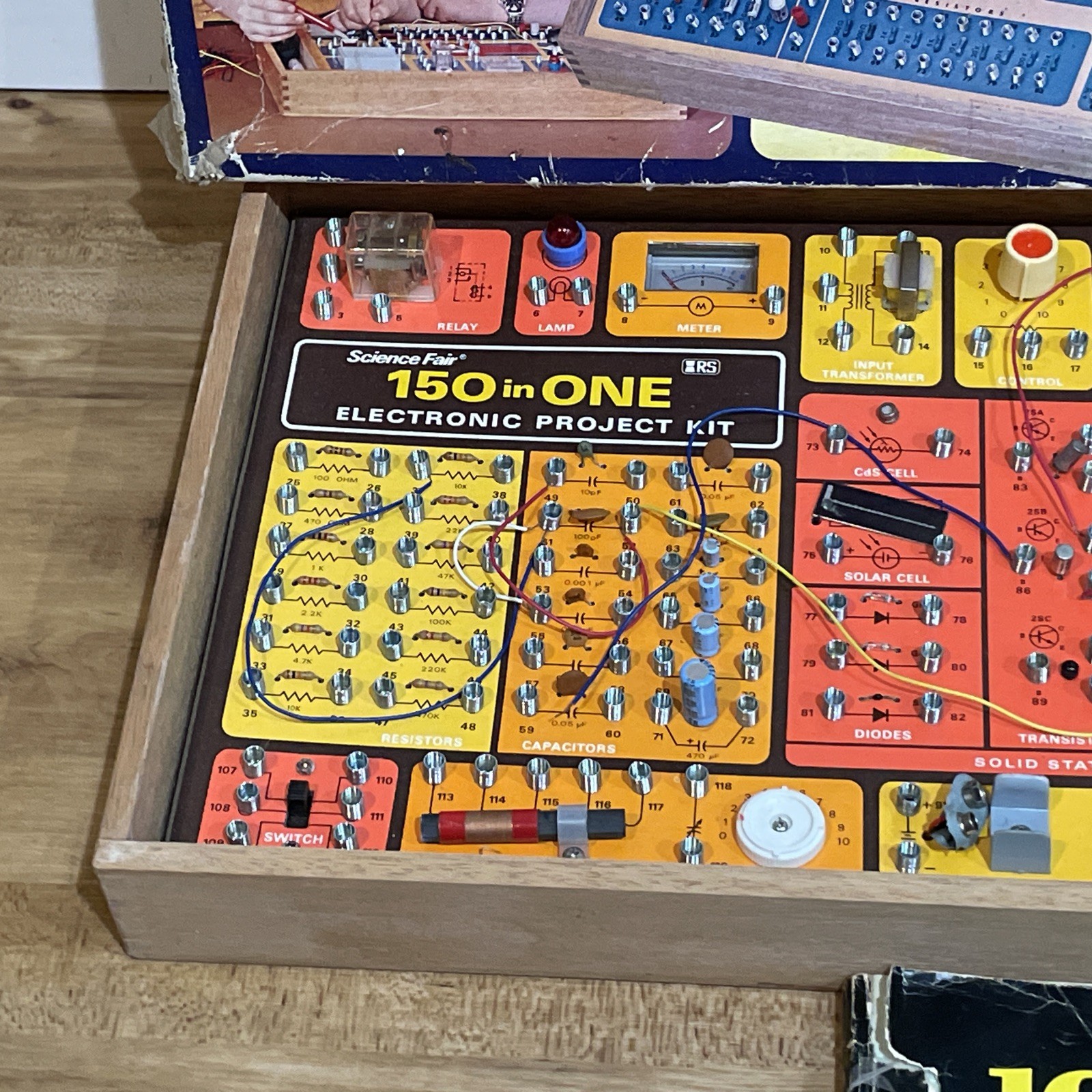 Radio Shack Tandy Science Fair 150 In 1 Electronic Project Kit 1976 AS-IS UNTEST