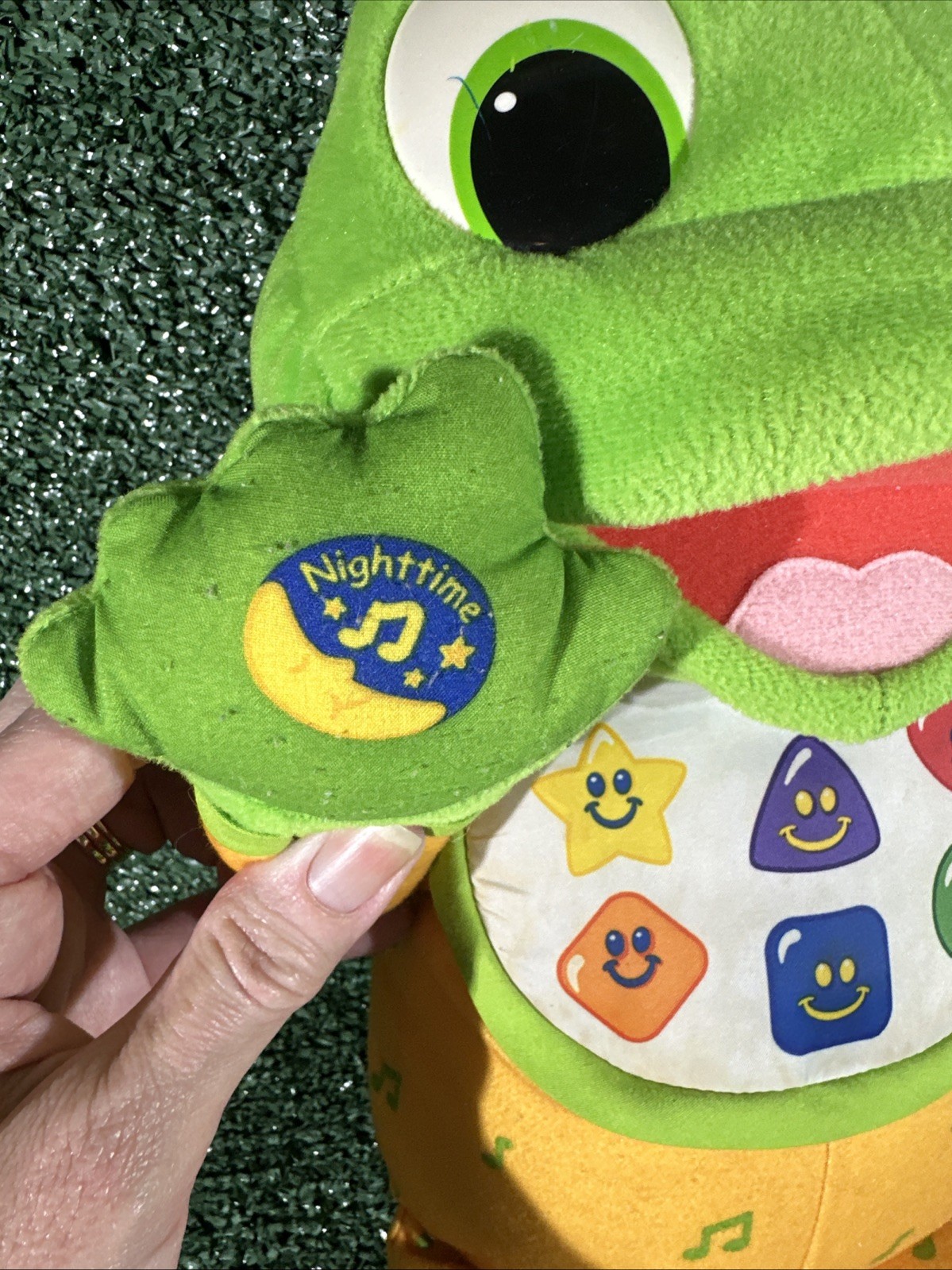 Baby Tad Leap Frog Hug & Learn Plush Talks & Sings Interactive TESTED WORKS