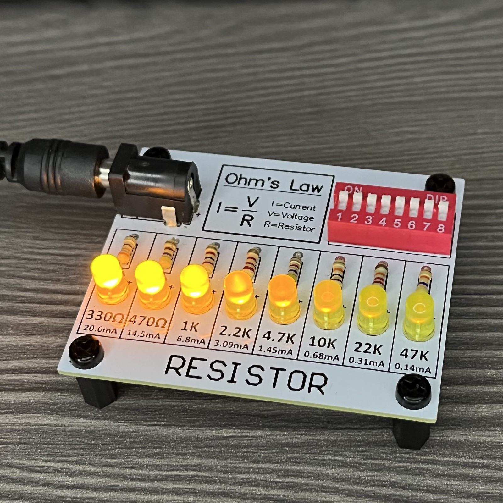 Soldering Practice Kit Learning 2 inches x 2.5 x 0.8