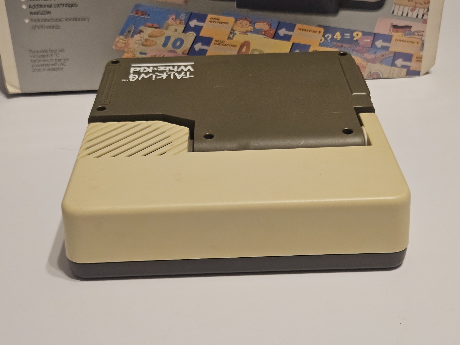 Talking Whiz Kid 1987 Vtech Education Computer w/ Learning Cards Vintage Nos