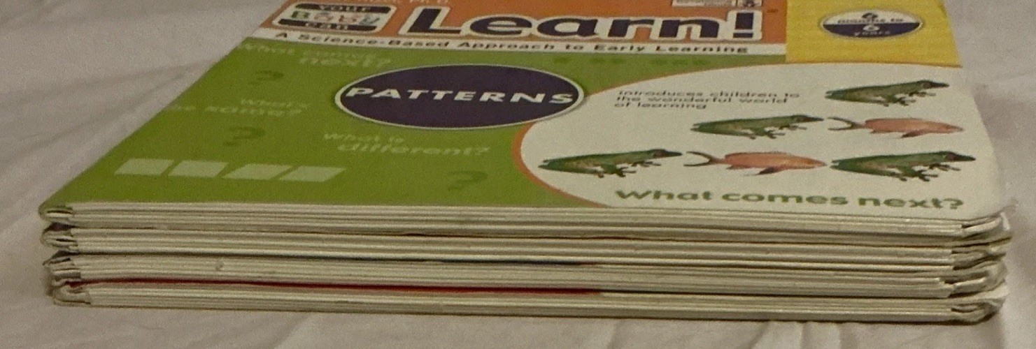 Lot Of 4 Your Baby Can Learn Books! Shapes, Numbers, Patterns, And Prepositions