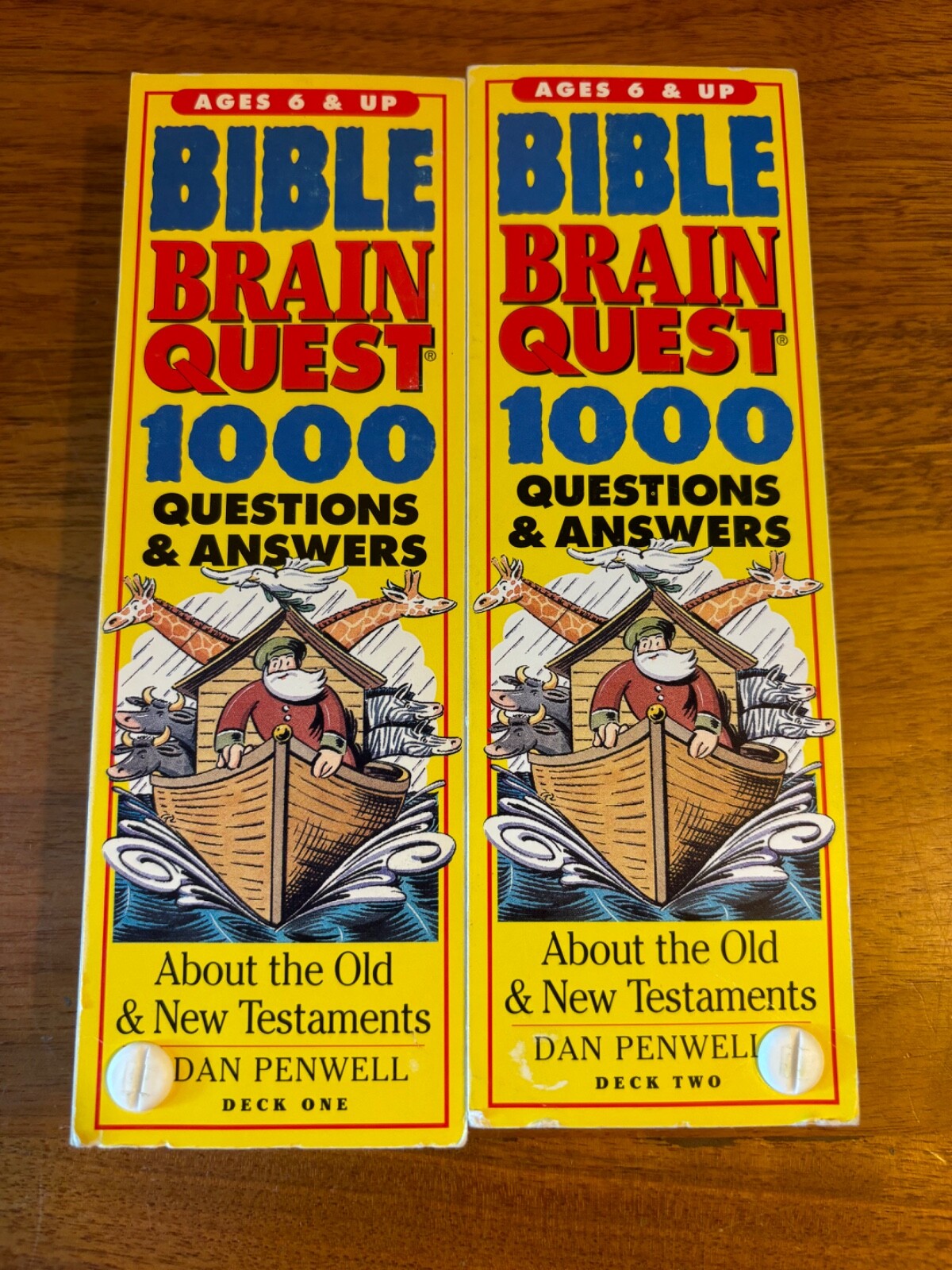 Vintage RARE BIBLE Brain Quest 1000 Questions & Answers Ages 6 & up 1997
