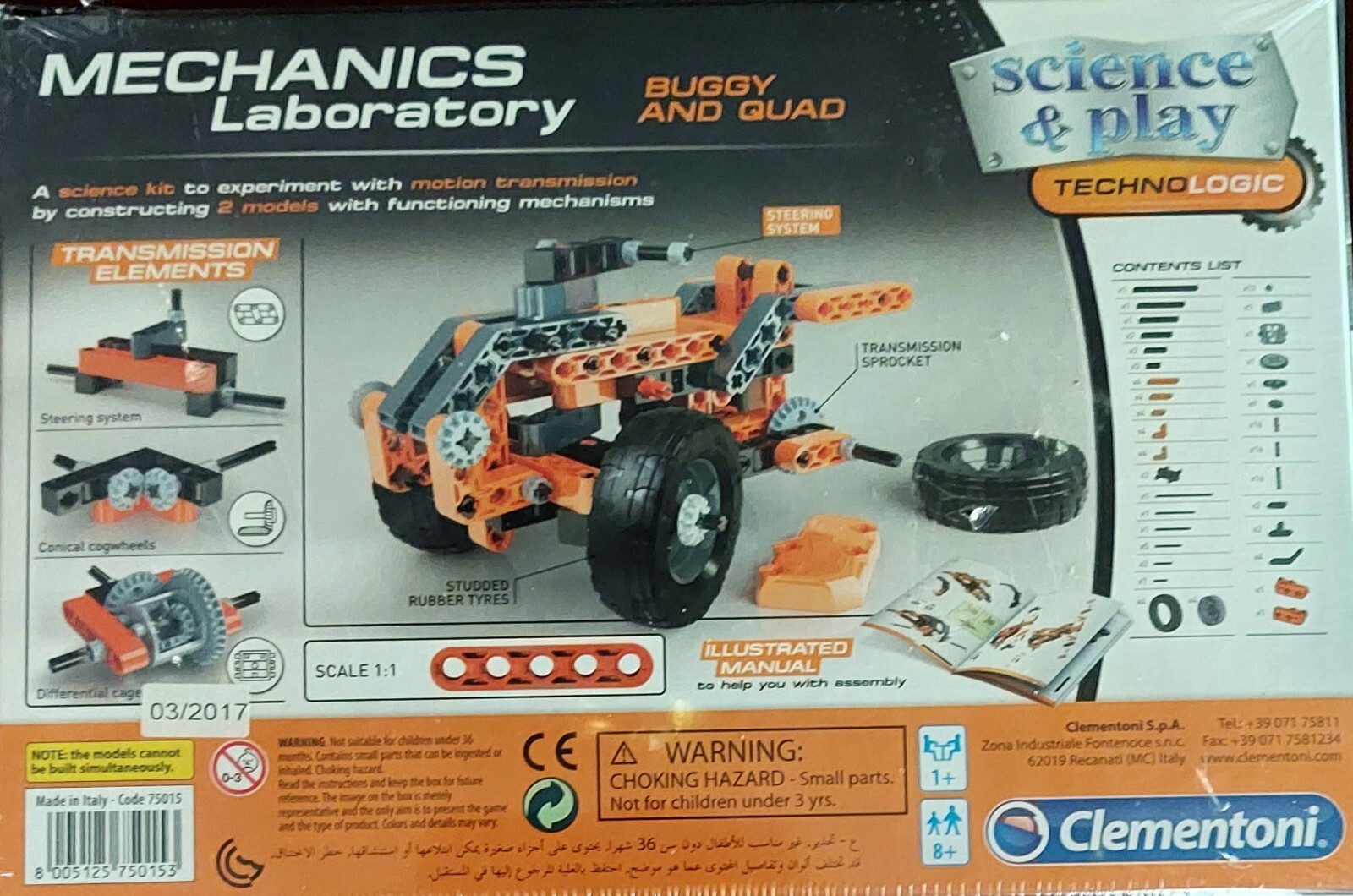 Clementoni – Mechanics Laboratory Buggy and Quad – New