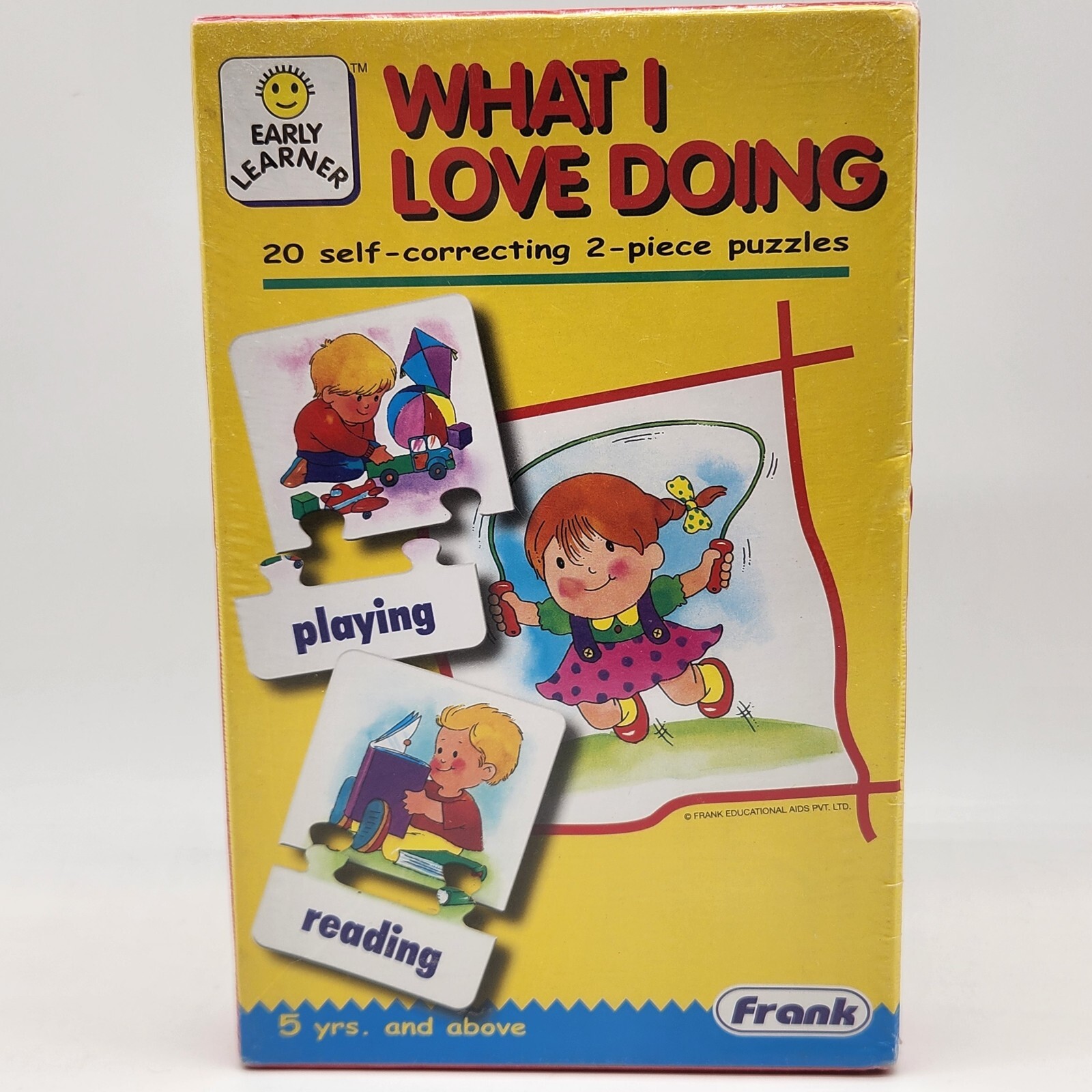 Early Learning Frank What Do I Love Doing 20 Self-Correcting 2 Piece-Puzzles