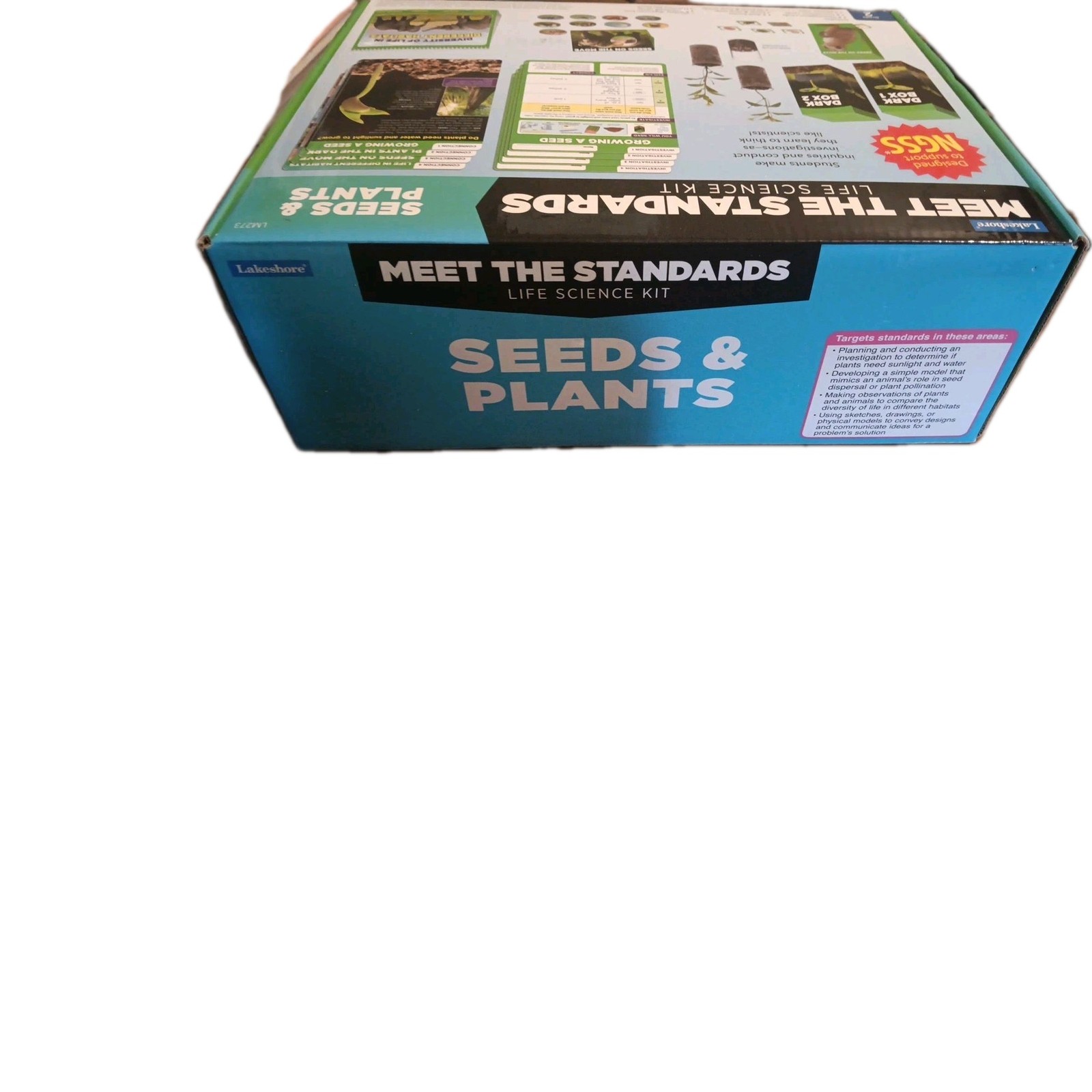 Lakeshore – Meet the Standards Life Science Kit, Seeds & Plants- New!! LM273