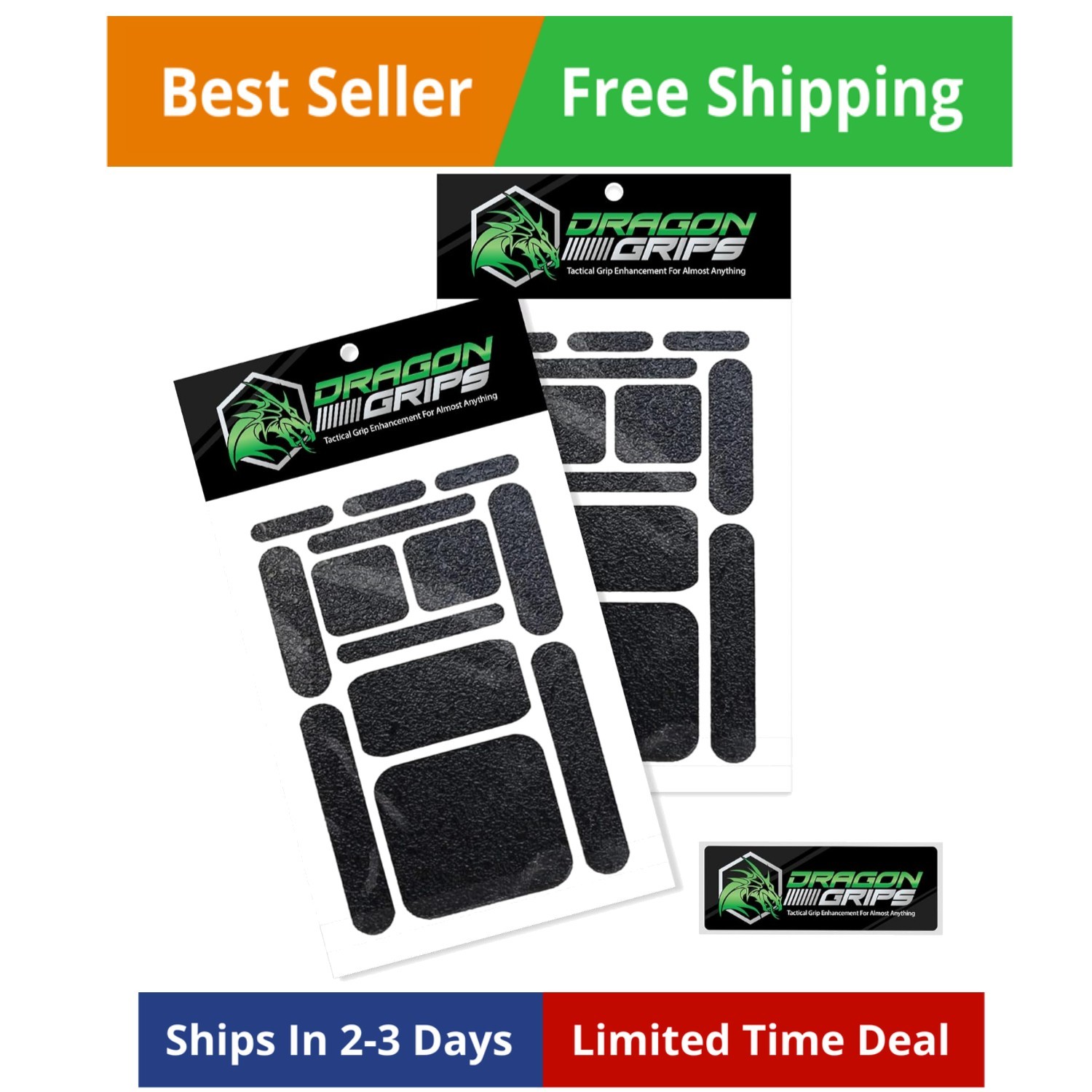 13 Pcs Rectangular Rubber Grip Tape, Rubberized Grip Stickers for Phone Case,…