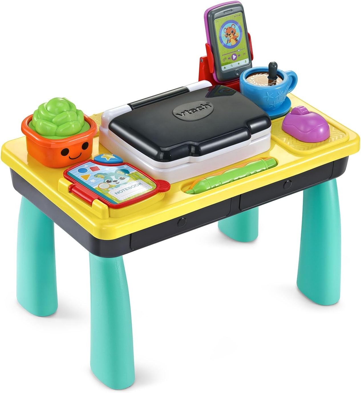 VTech Little CEO Learning Desk Toddler Activity Center Numbers, Letters & Music