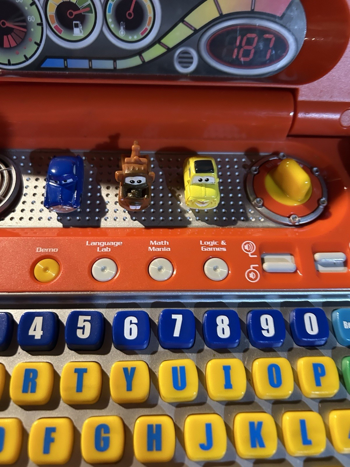 Lightning McQueen Learning Laptop VTech Disney Pixar Cars 2 Keyboard Not Working