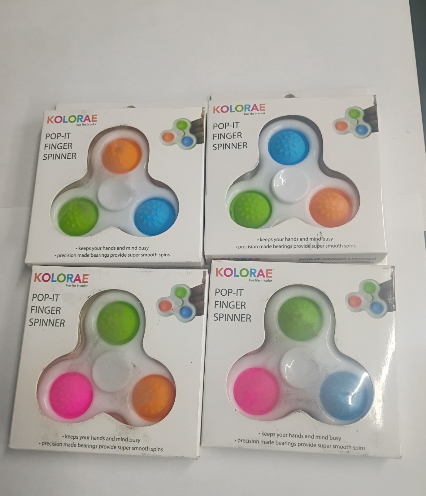Kolorae Pop-It Finger Spinner Multicolor Ages 3+ 4-7 8-11 Years