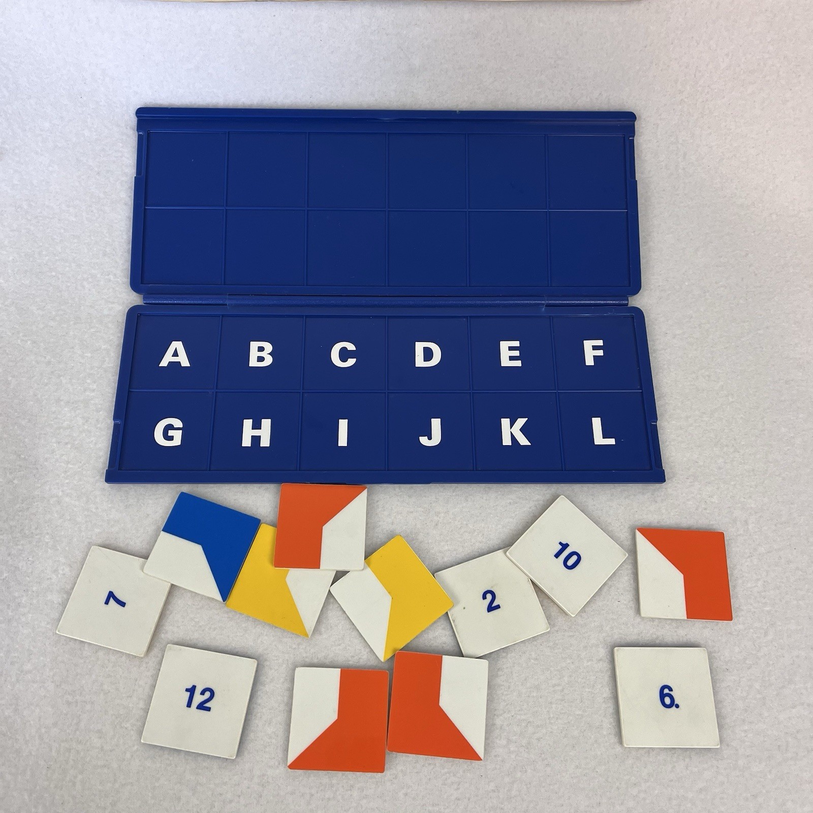 Vintage 1989 Discovery Toys Think-It-Through Tiles Children’s Learning Game