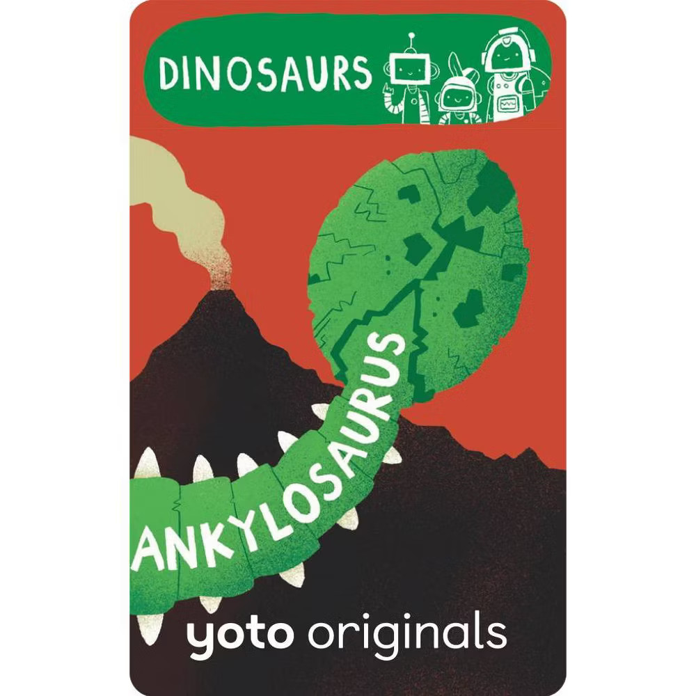 Yoto BrainBots: Dinosaurs Audio Card Collection (8 Card Pack): Educational