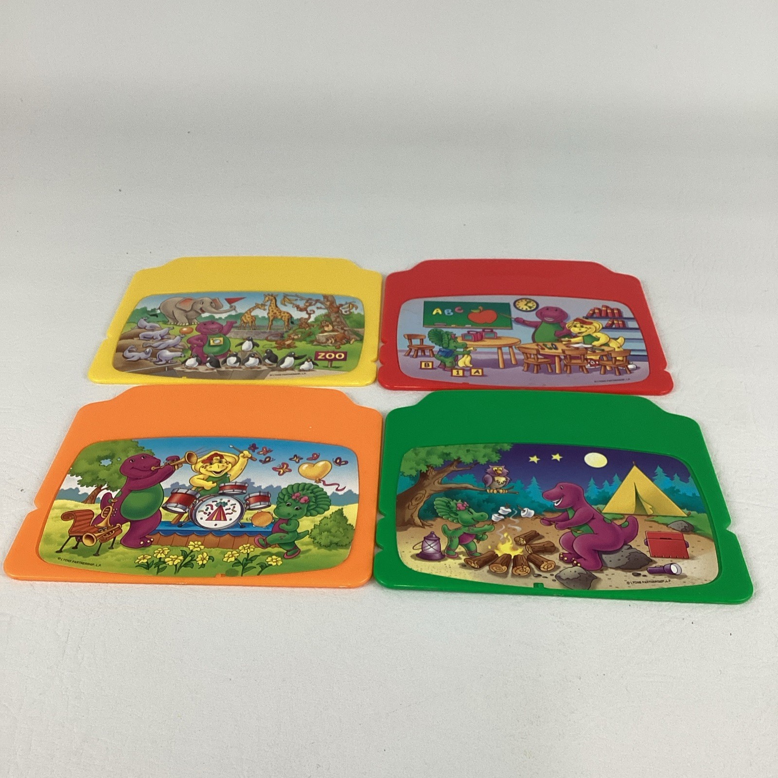Barney Dinosaur Learning Fun Laptop Replacement Cartridges Vintage 2002 Mattel