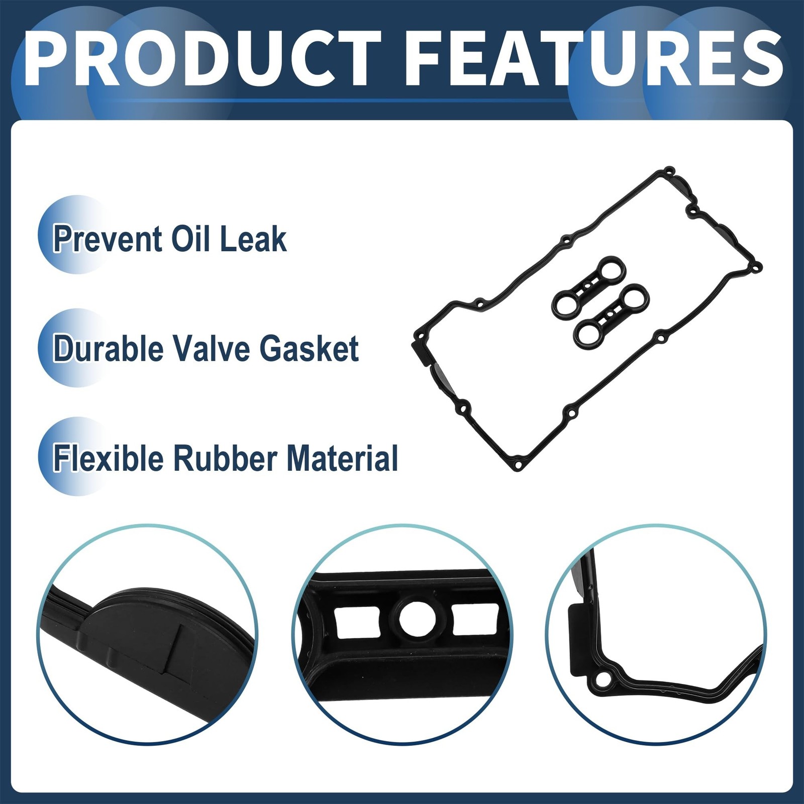 Valve Cover Gasket Set for BMW 3 Series 2002-2005 Engine Valve Cover Gasket R…