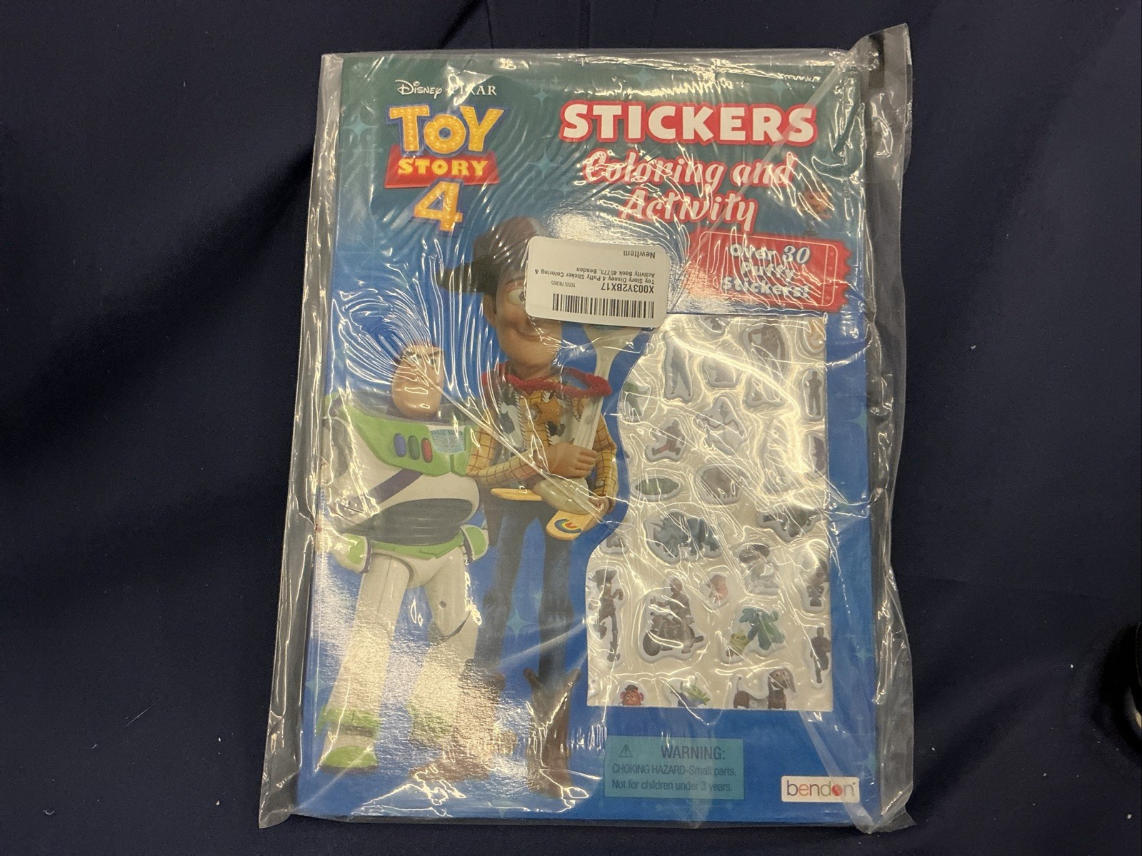 Toy Story 4 Stickers Coloring and Activity Book 3y+ Sealed