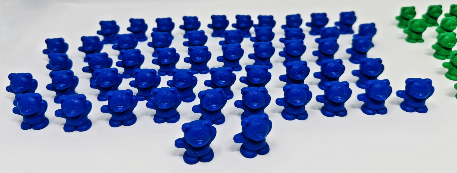 Lot of 170 Plastic Teddy Bear Counters Math Manipulatives Red Yellow Blue Green