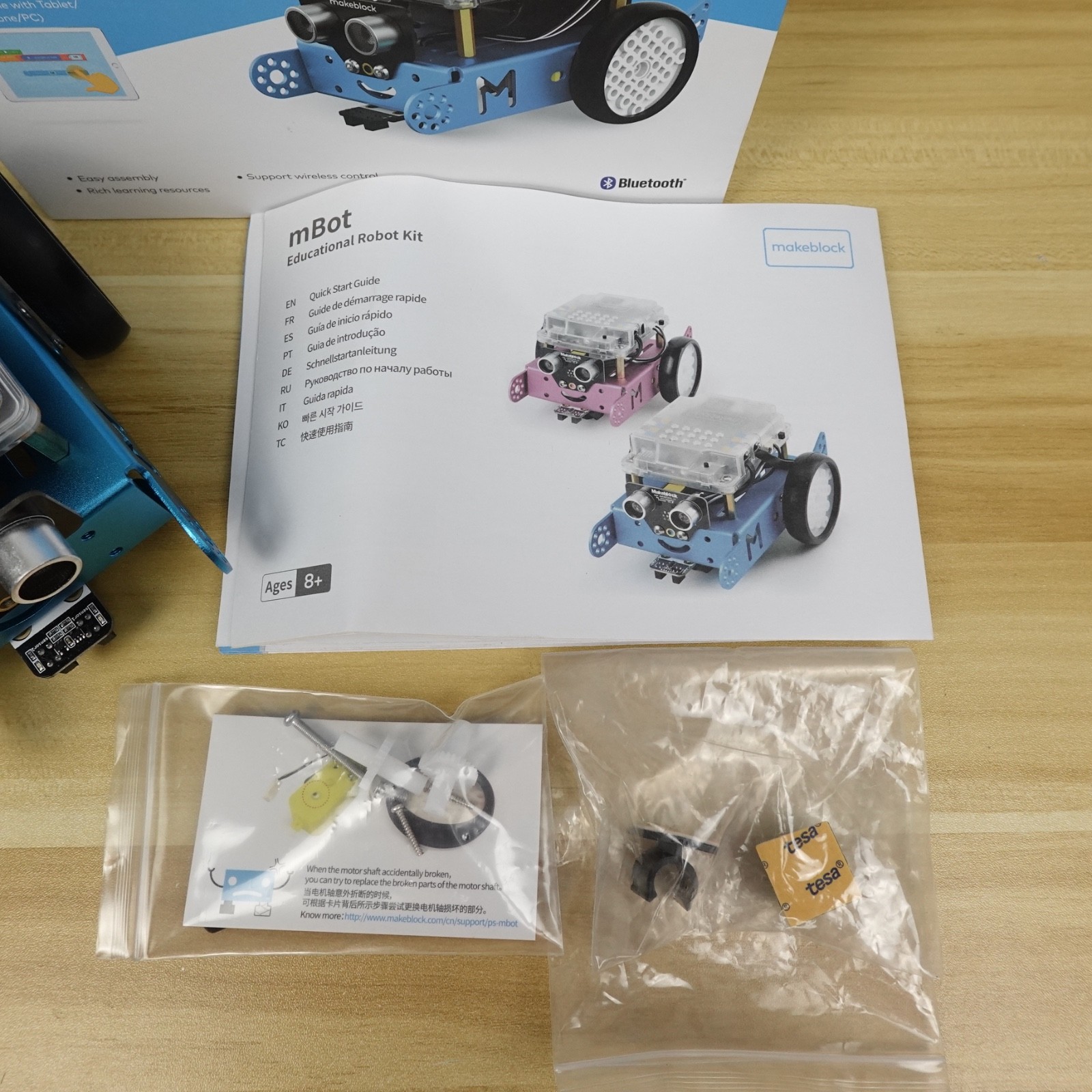 Makeblock mBot V1.2 Bluetooth STEM Robot Kit Blue P1050017 | Educational Coding